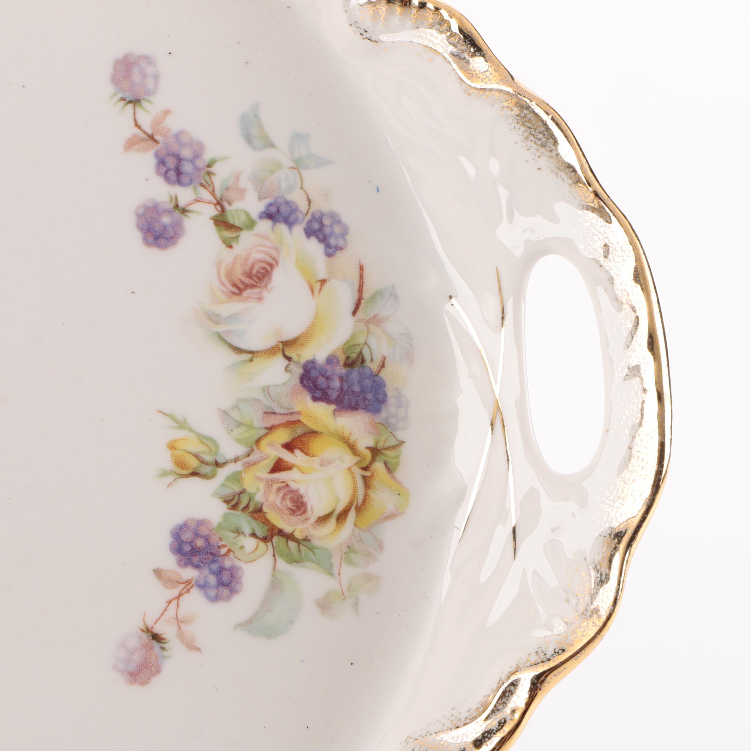 Porcelain Serving Platters Featuring Royal Cathay