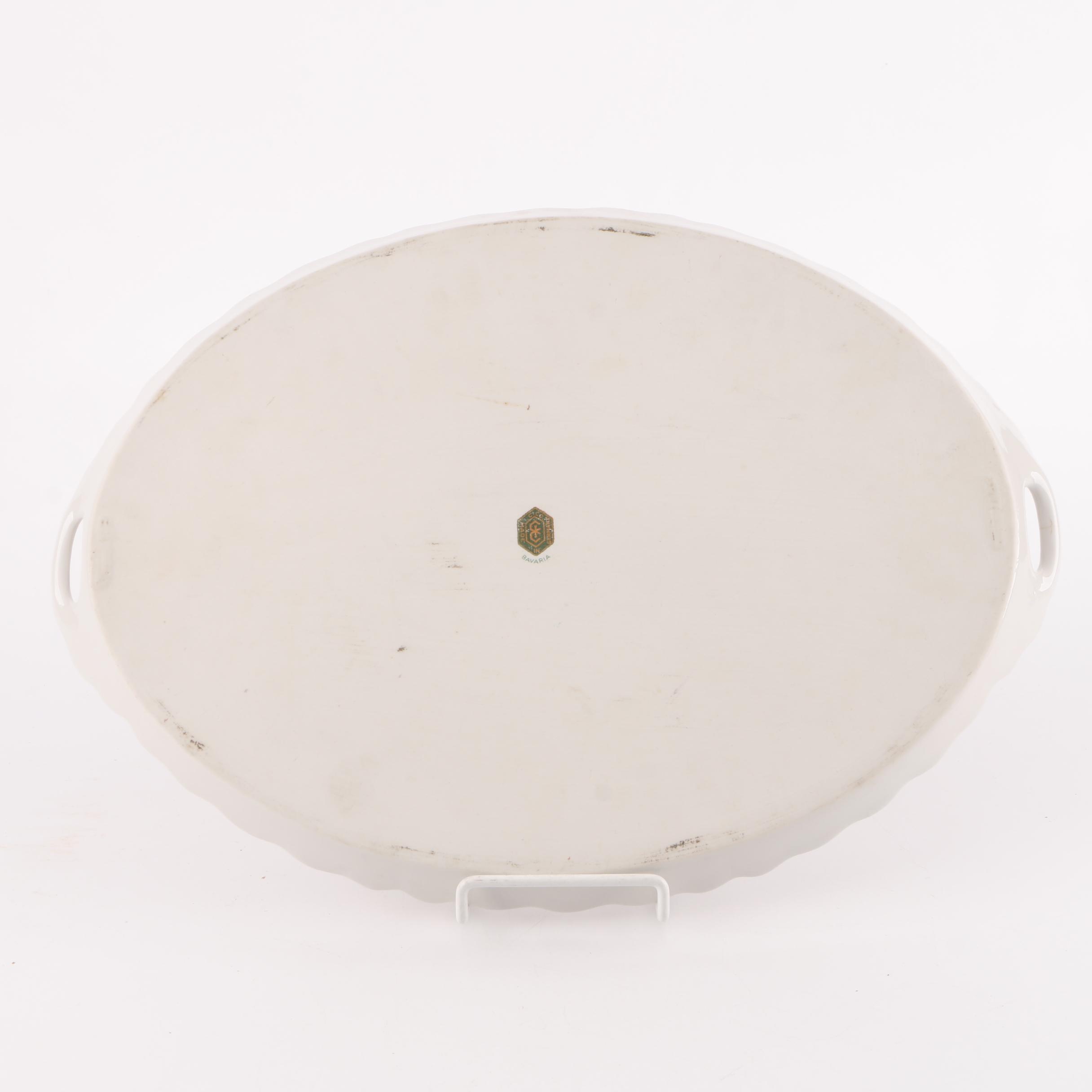 Porcelain Serving Platters Featuring Royal Cathay