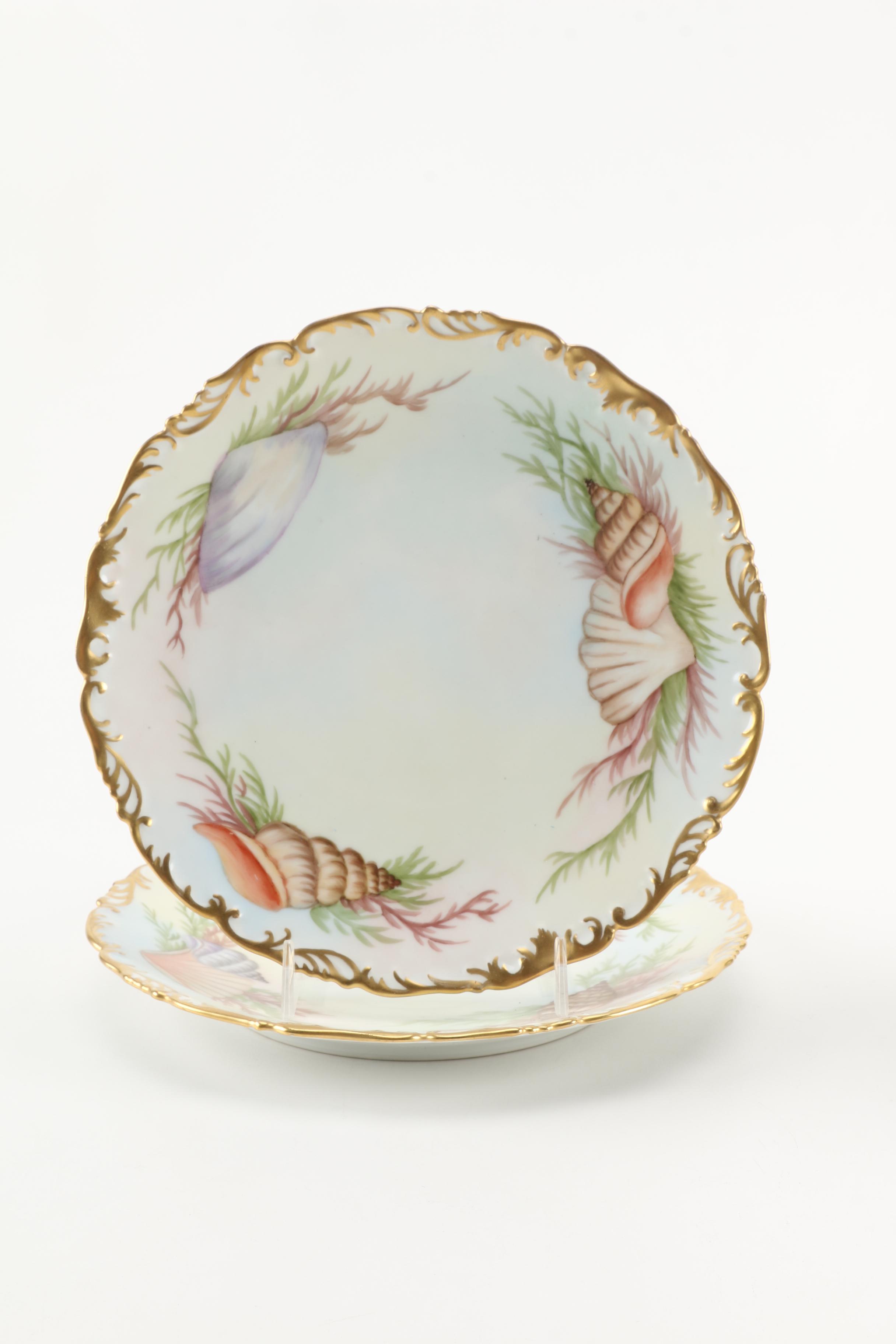 Hand Painted Porcelain Featuring Delinieres & Company and