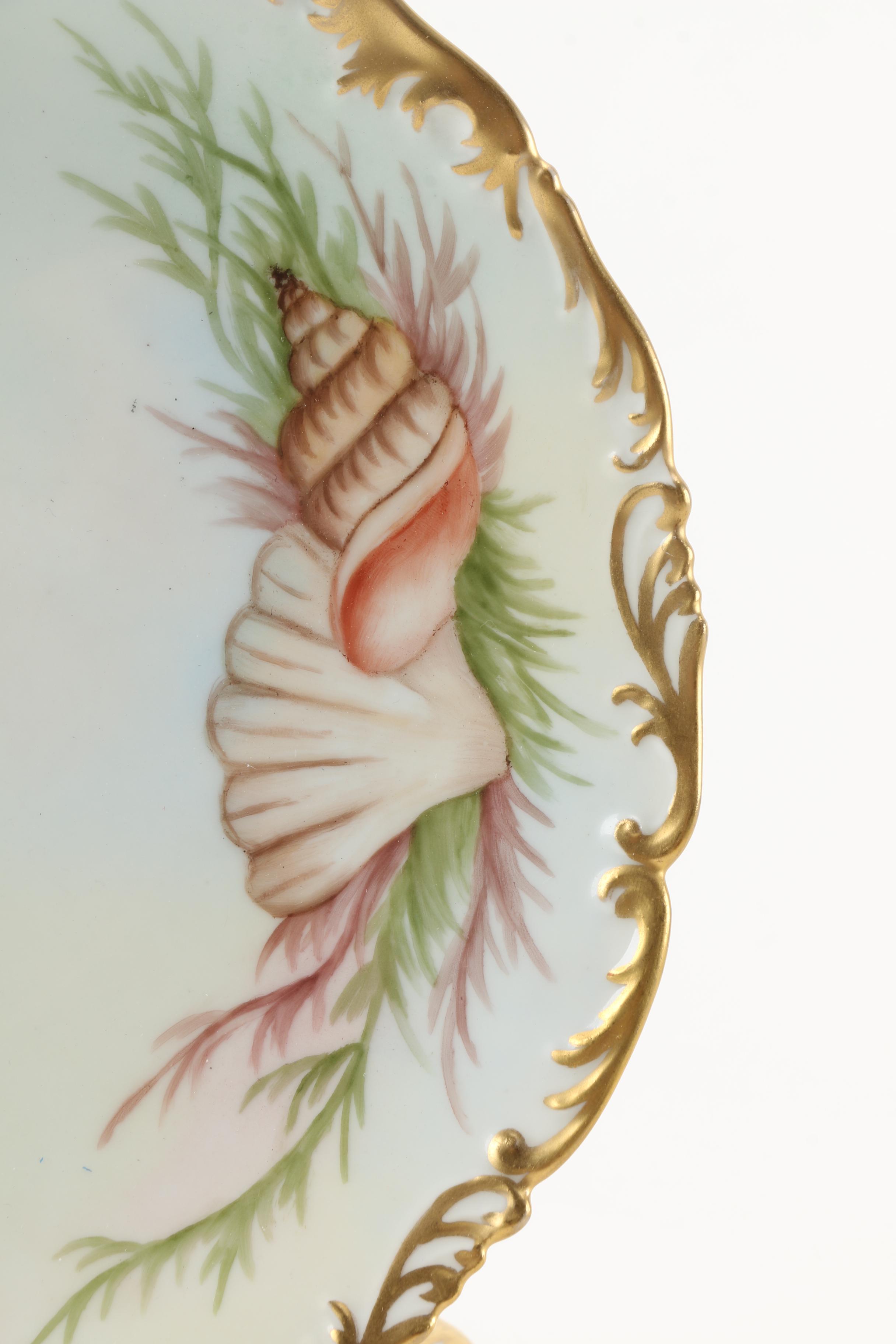 Hand Painted Porcelain Featuring Delinieres & Company and