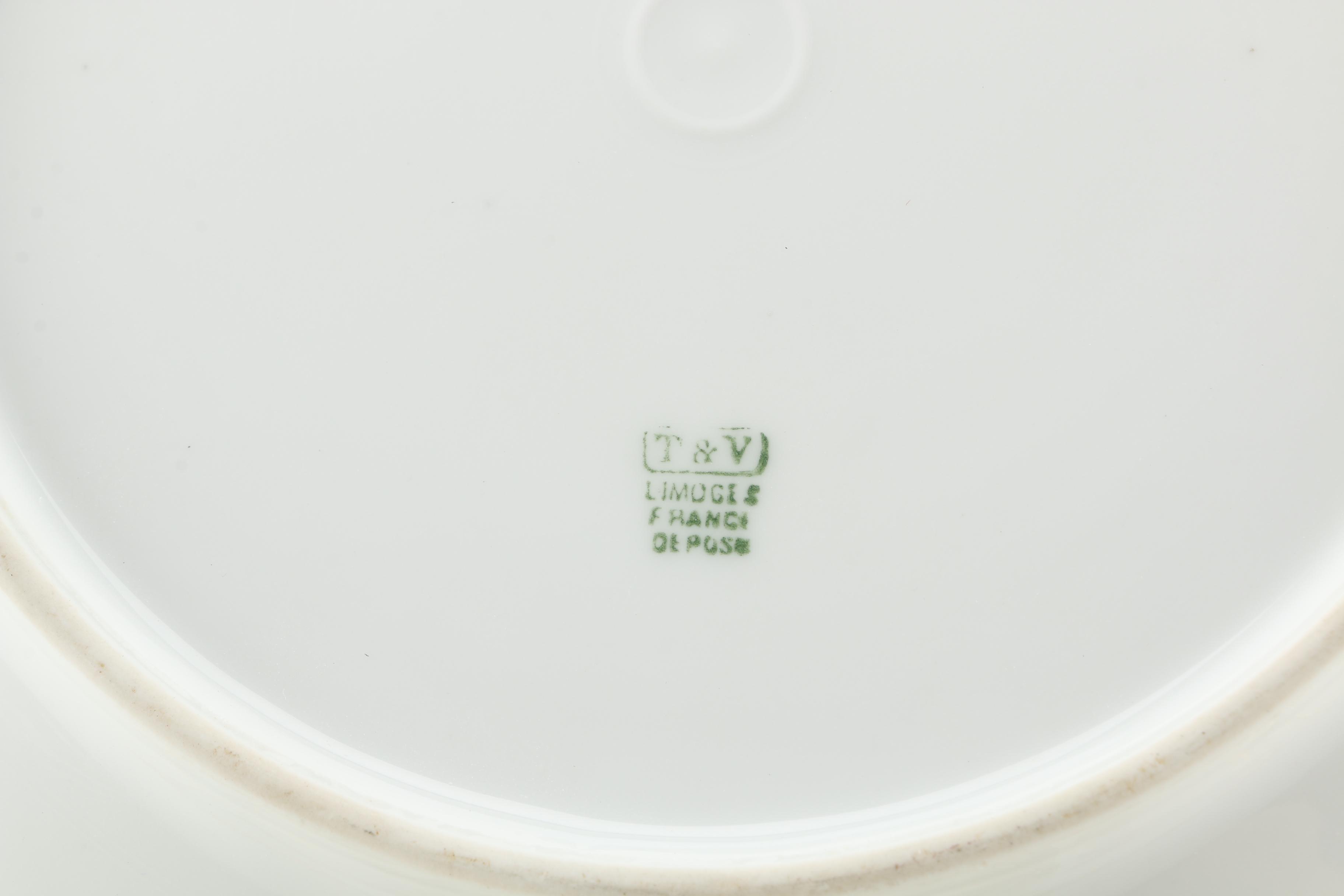 Hand Painted Porcelain Featuring Delinieres & Company and