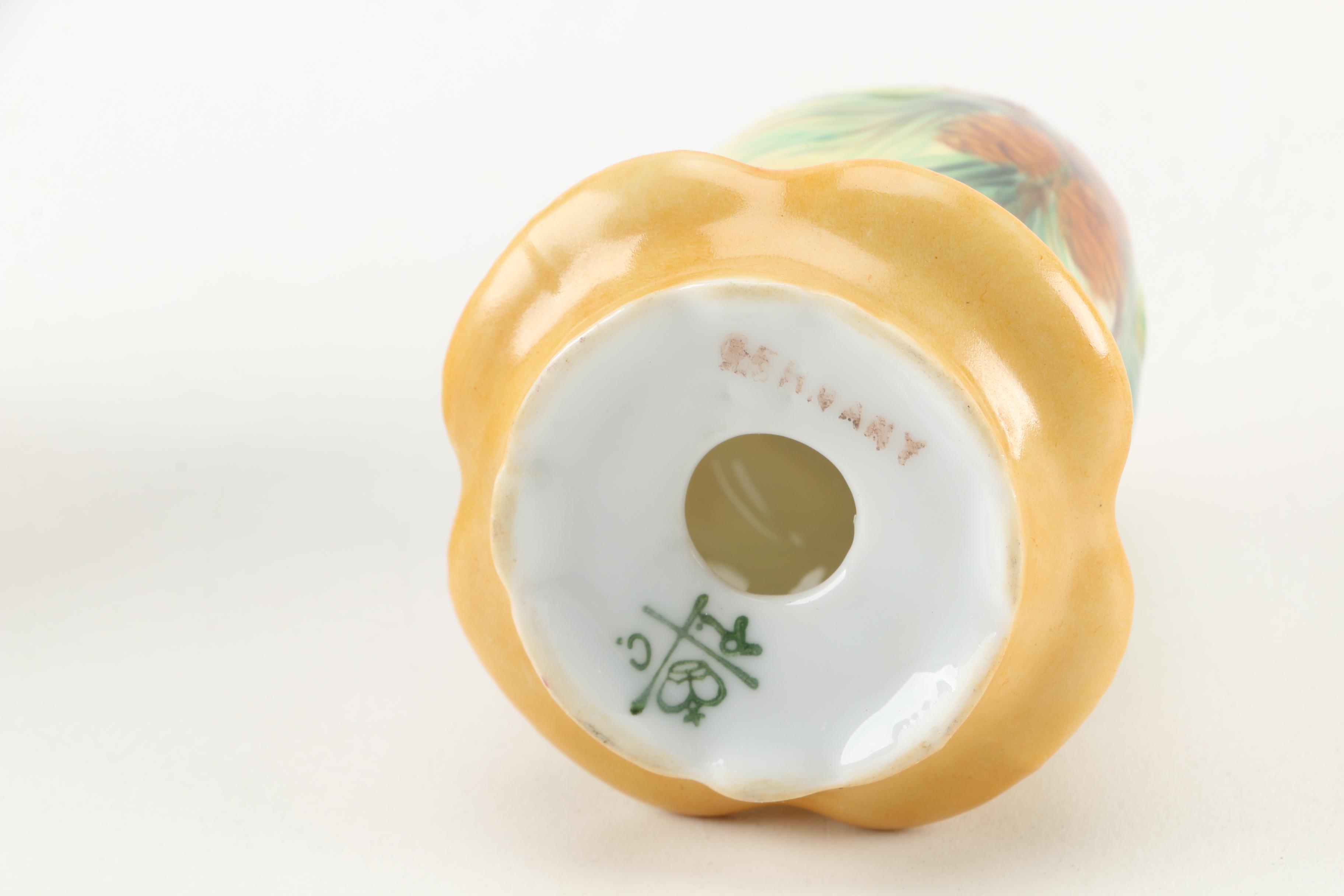 Hand Painted Porcelain Featuring Delinieres & Company and