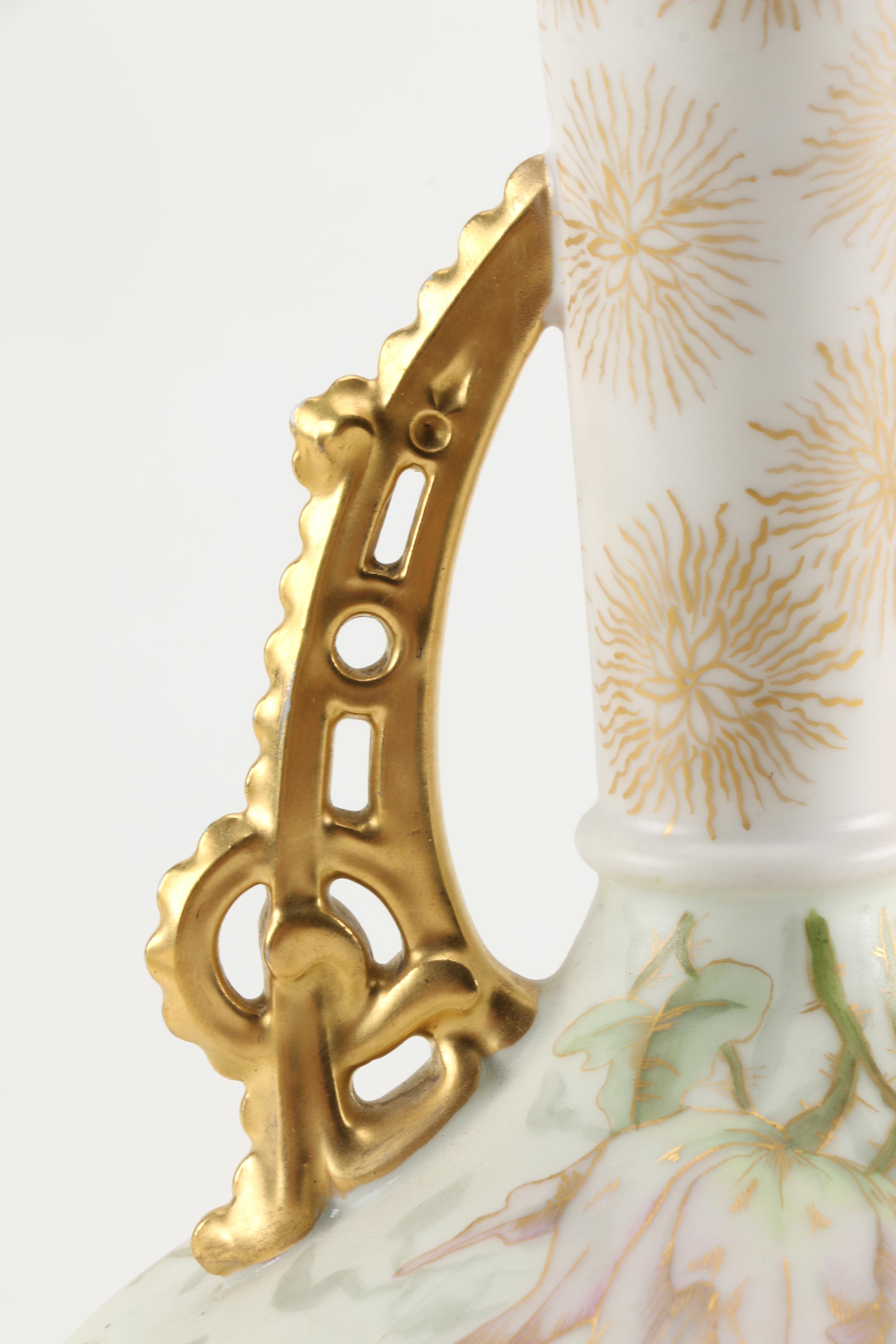 Hand Painted Porcelain Featuring Delinieres & Company and