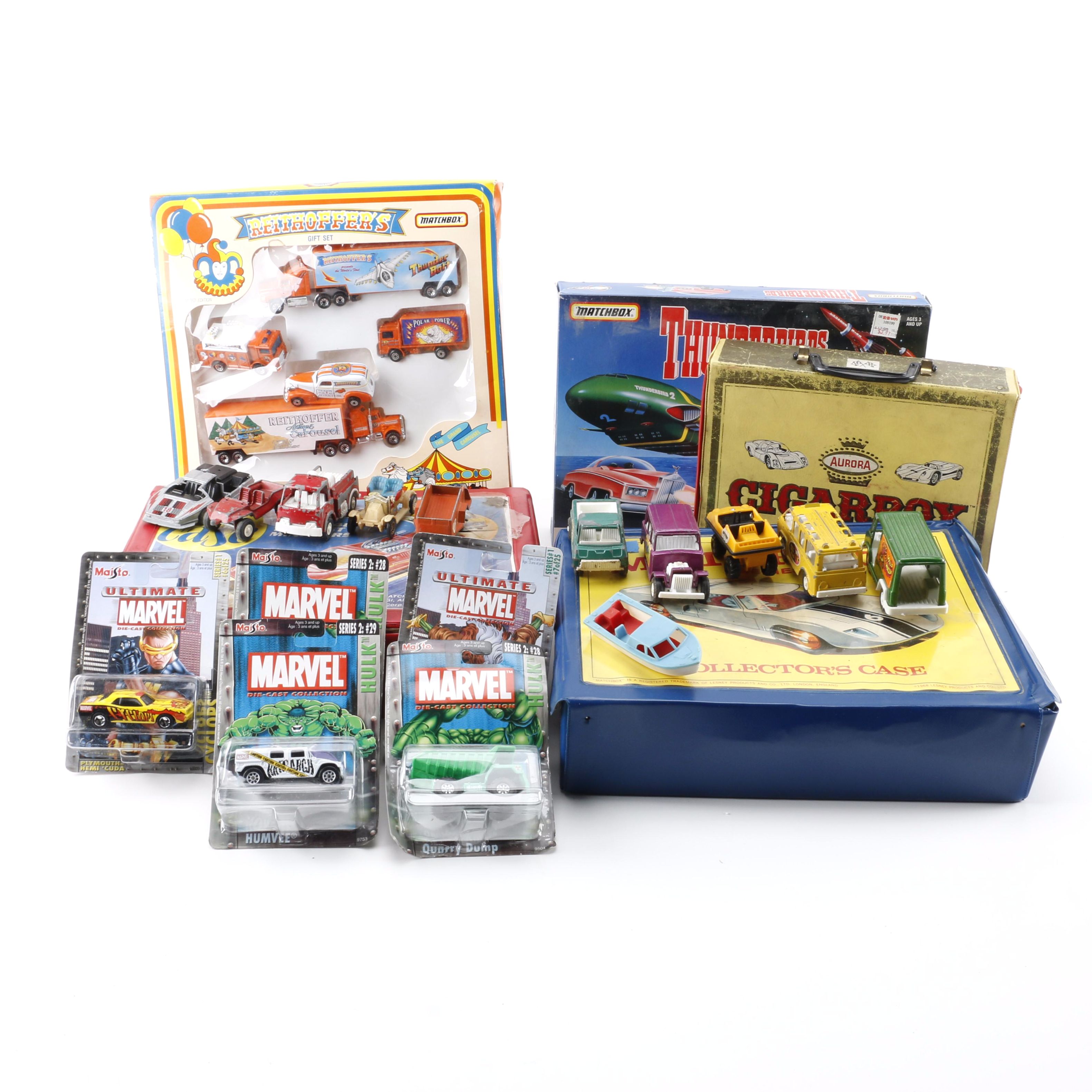 Large Matchbox and Hotwheels Car Collection