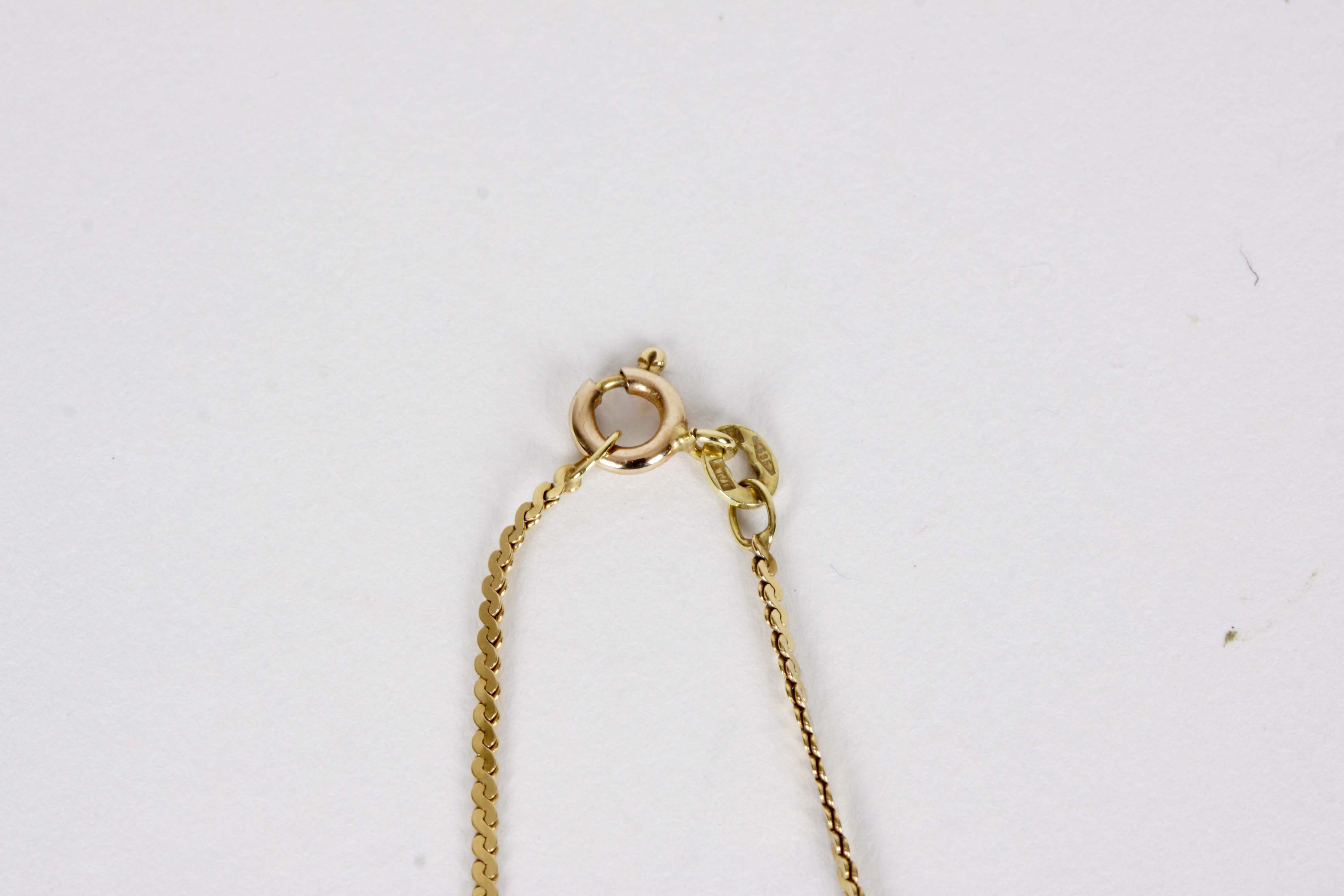14K Yellow Gold Chain Necklace