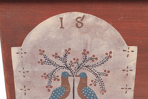 Hand Painted Bench and Storage Boxes