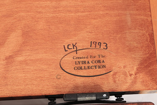 Hand Painted Bench and Storage Boxes