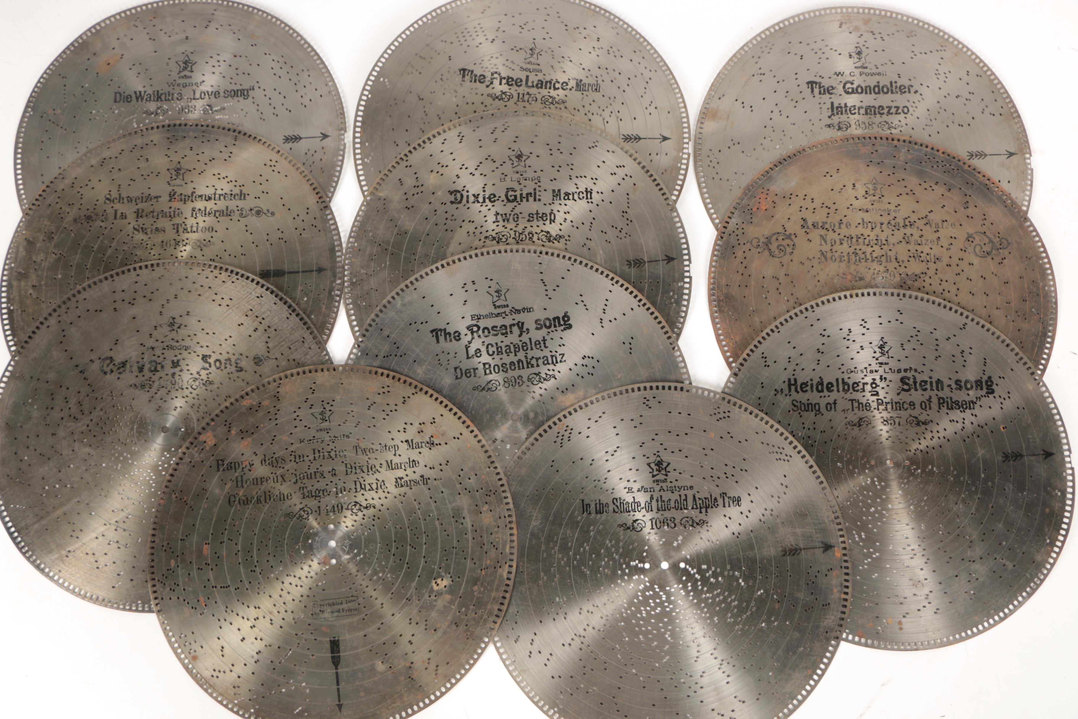 Vintage Stella Disc Music Box