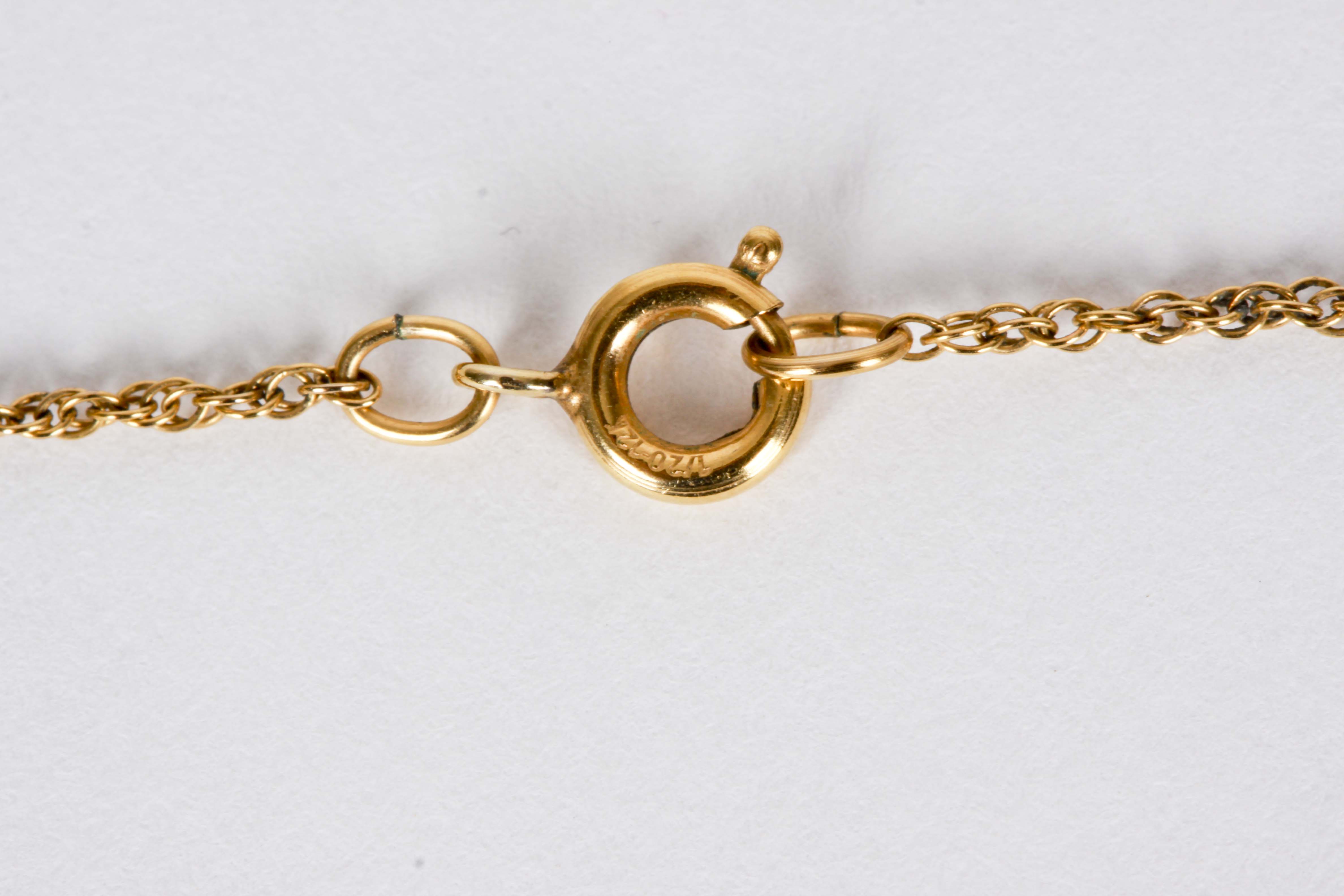 10K Black Hills Gold Tri-Color Necklace and Earrings