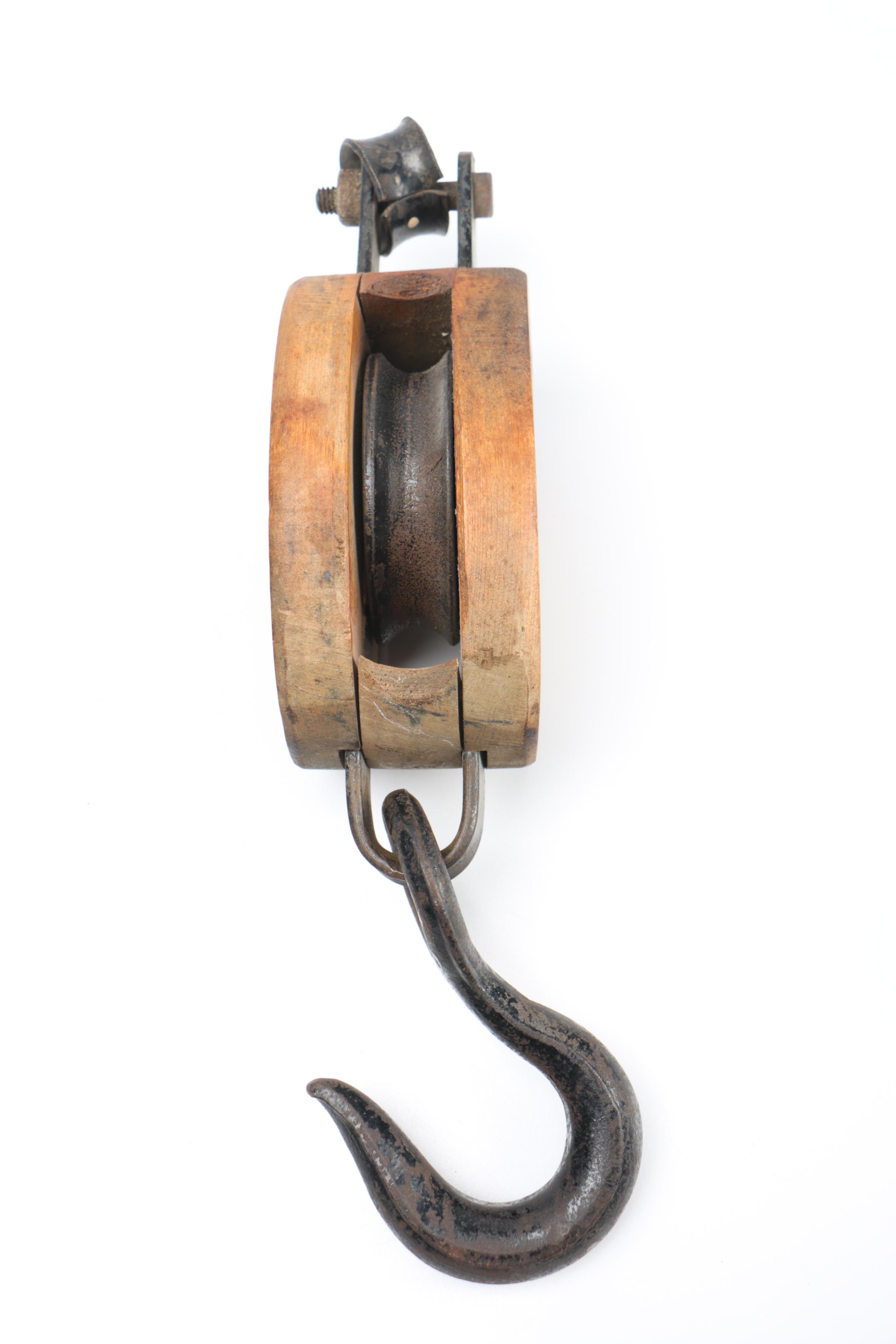 Wooden and Metal Industrial Pulleys