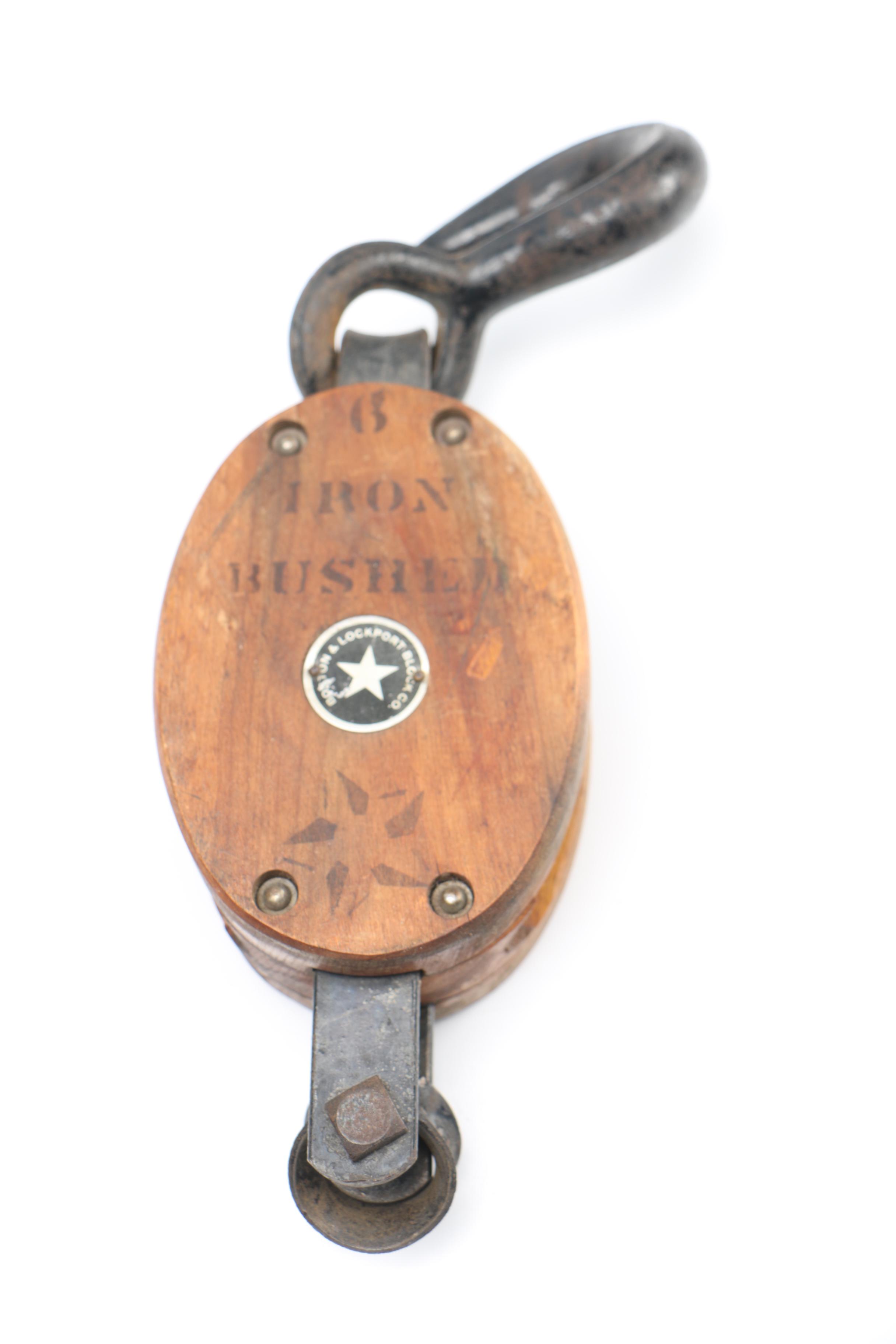 Wooden and Metal Industrial Pulleys