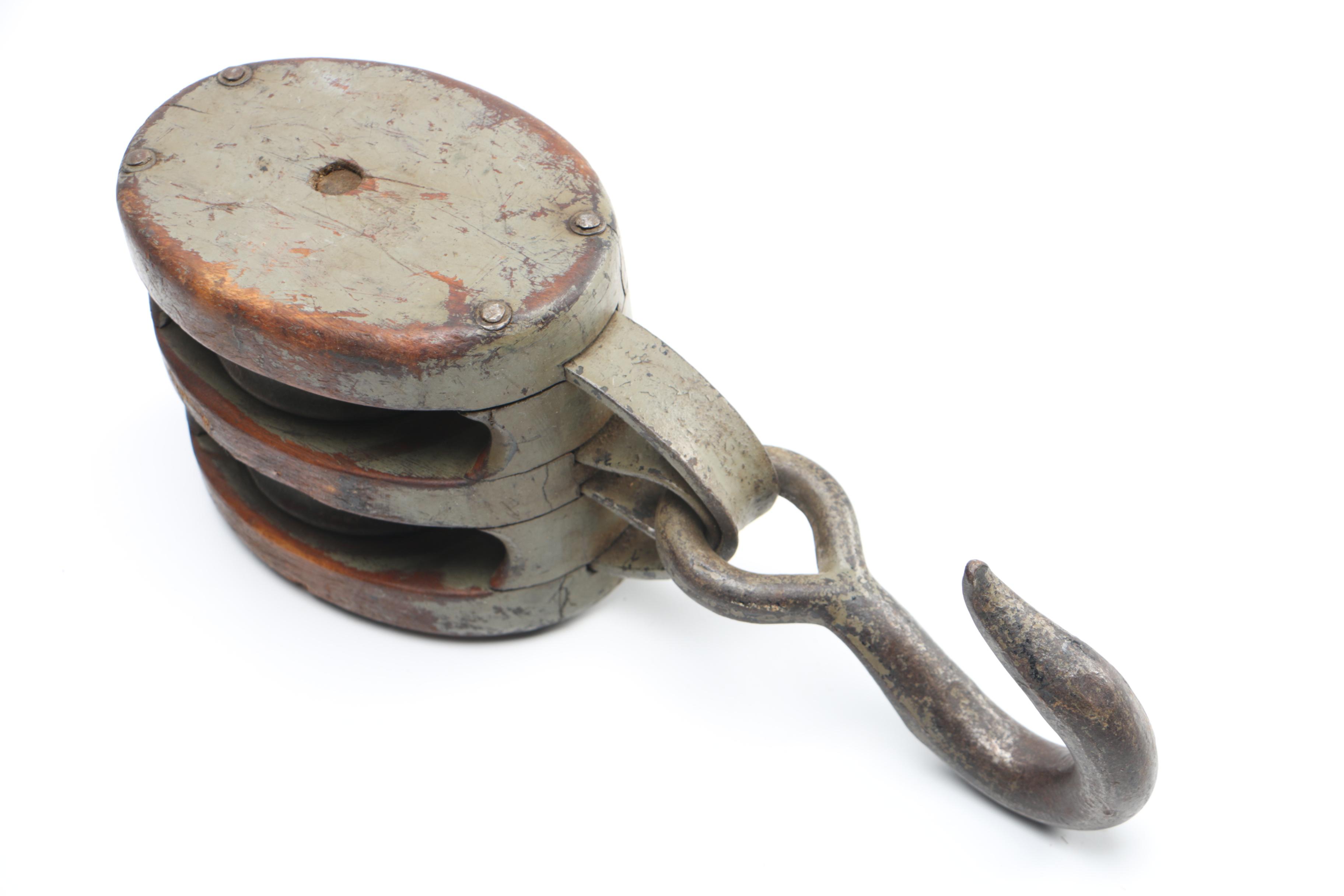 Wooden and Metal Industrial Pulleys