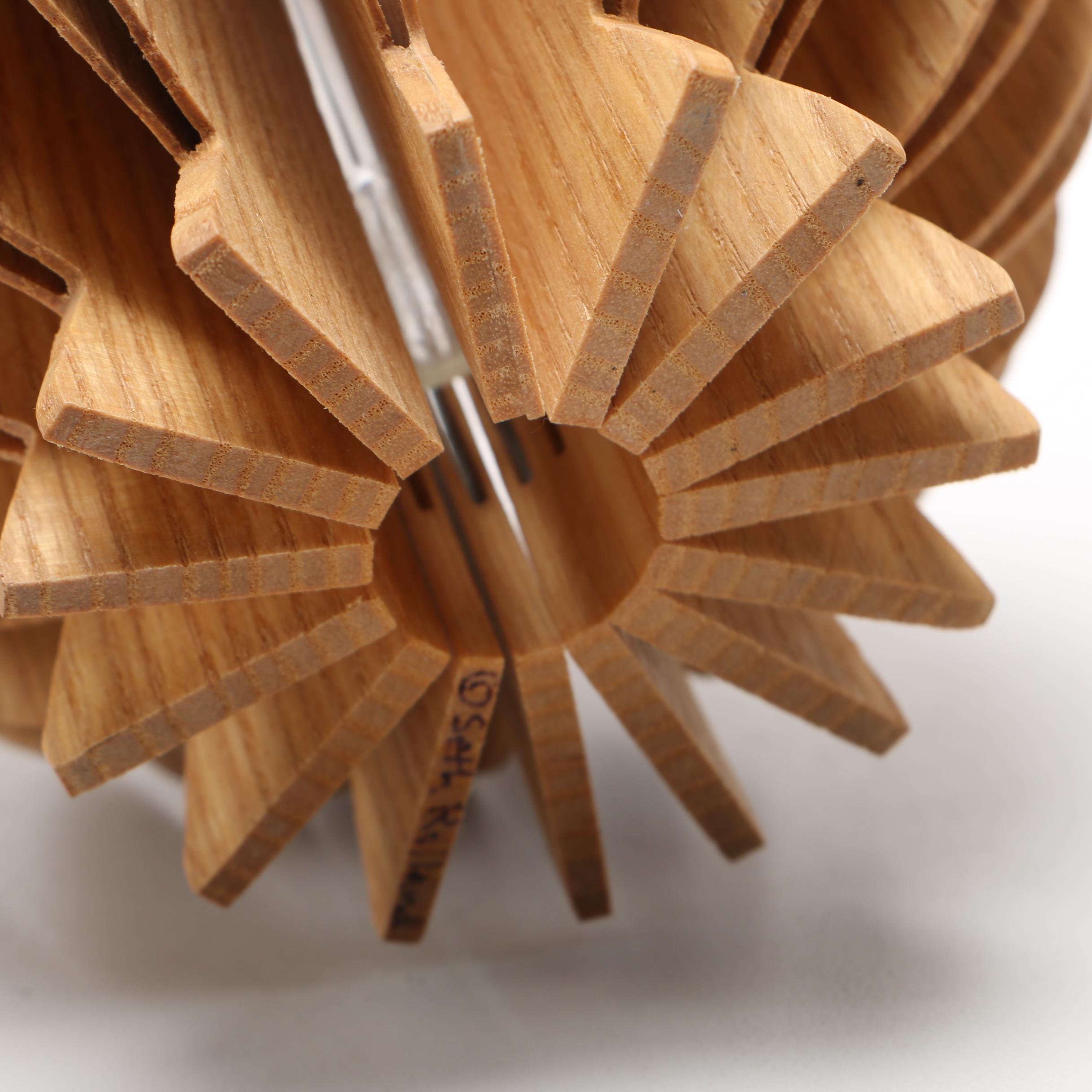 Seth Rolland Abstract Wooden Vase