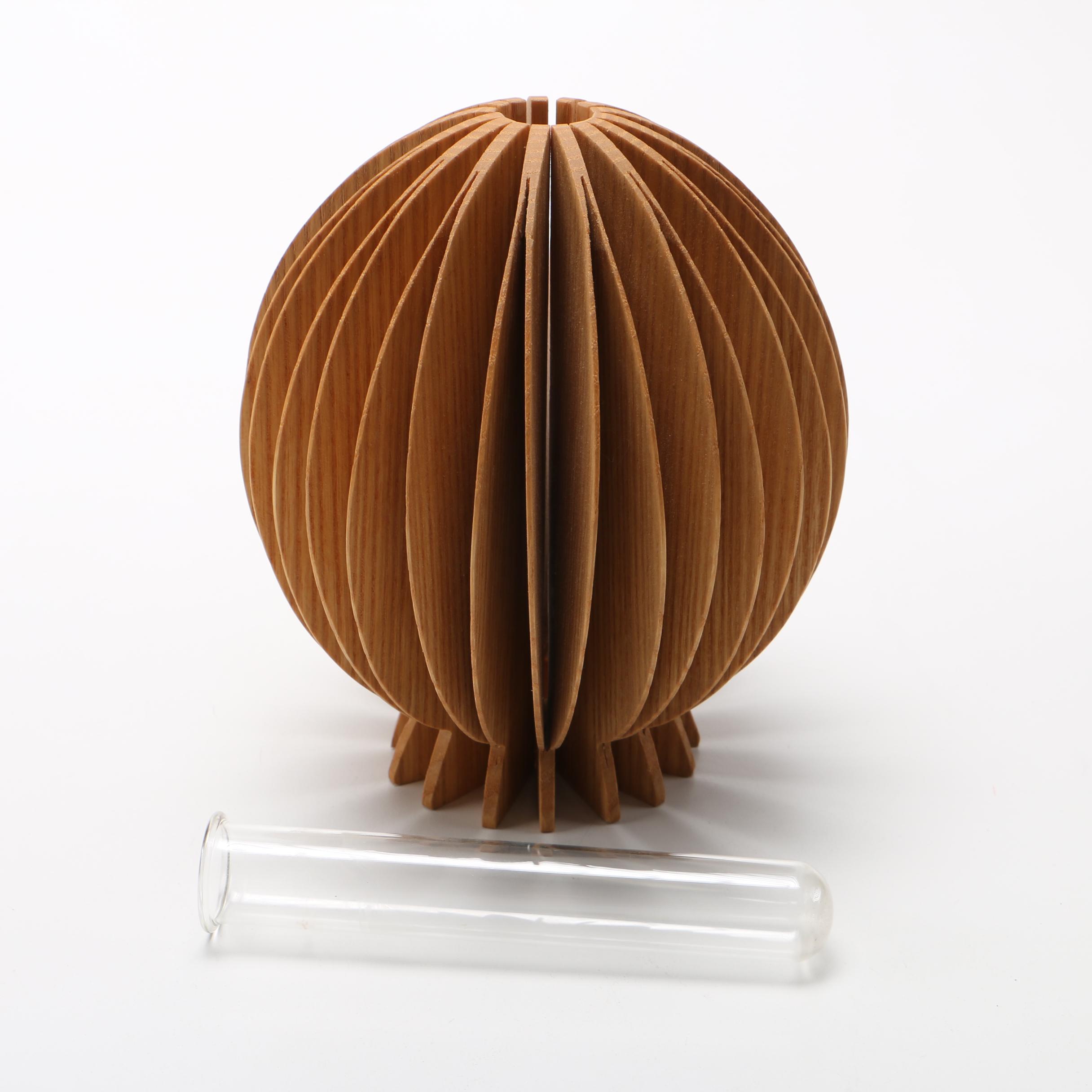 Seth Rolland Abstract Wooden Vase