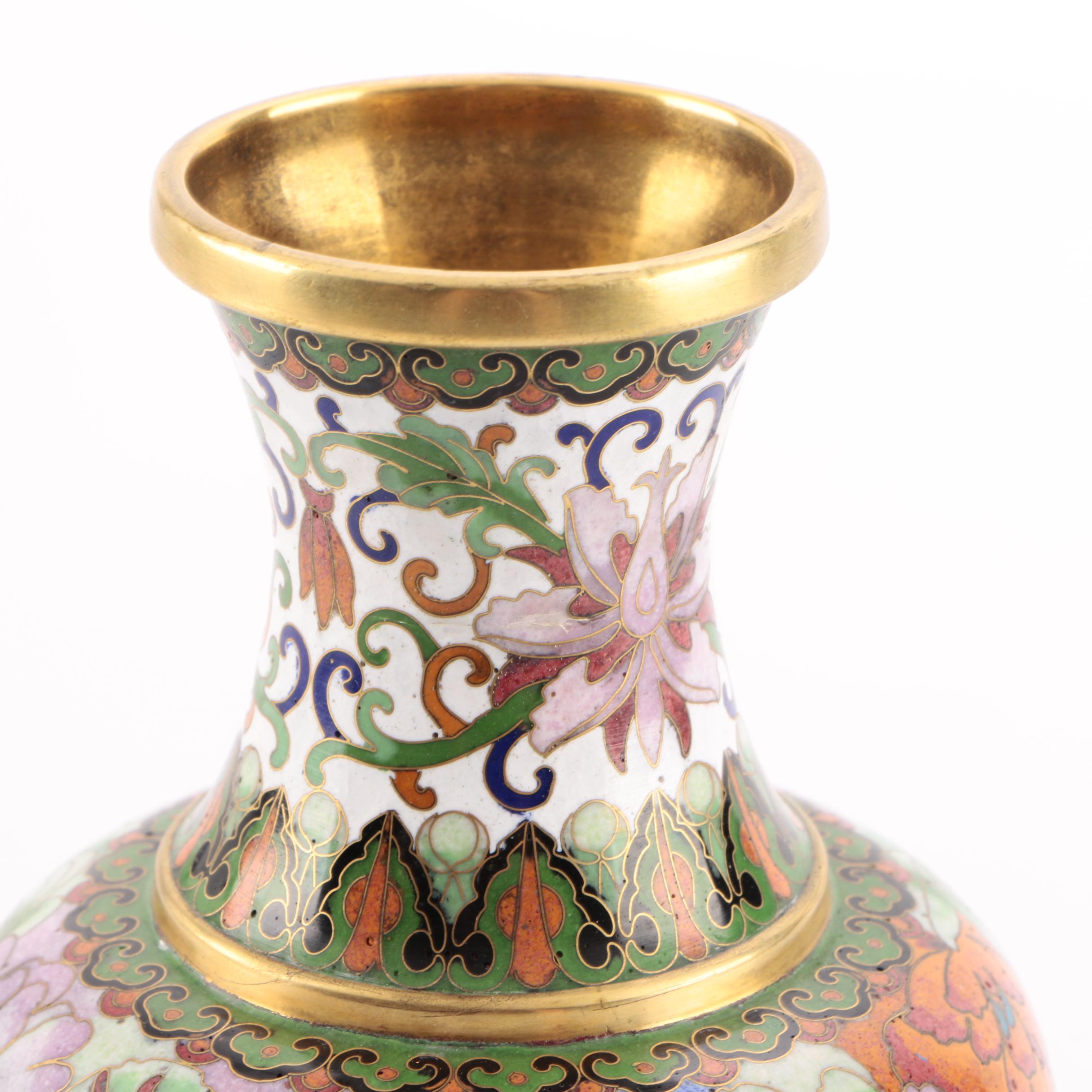 Chinese Cloisonné Vase