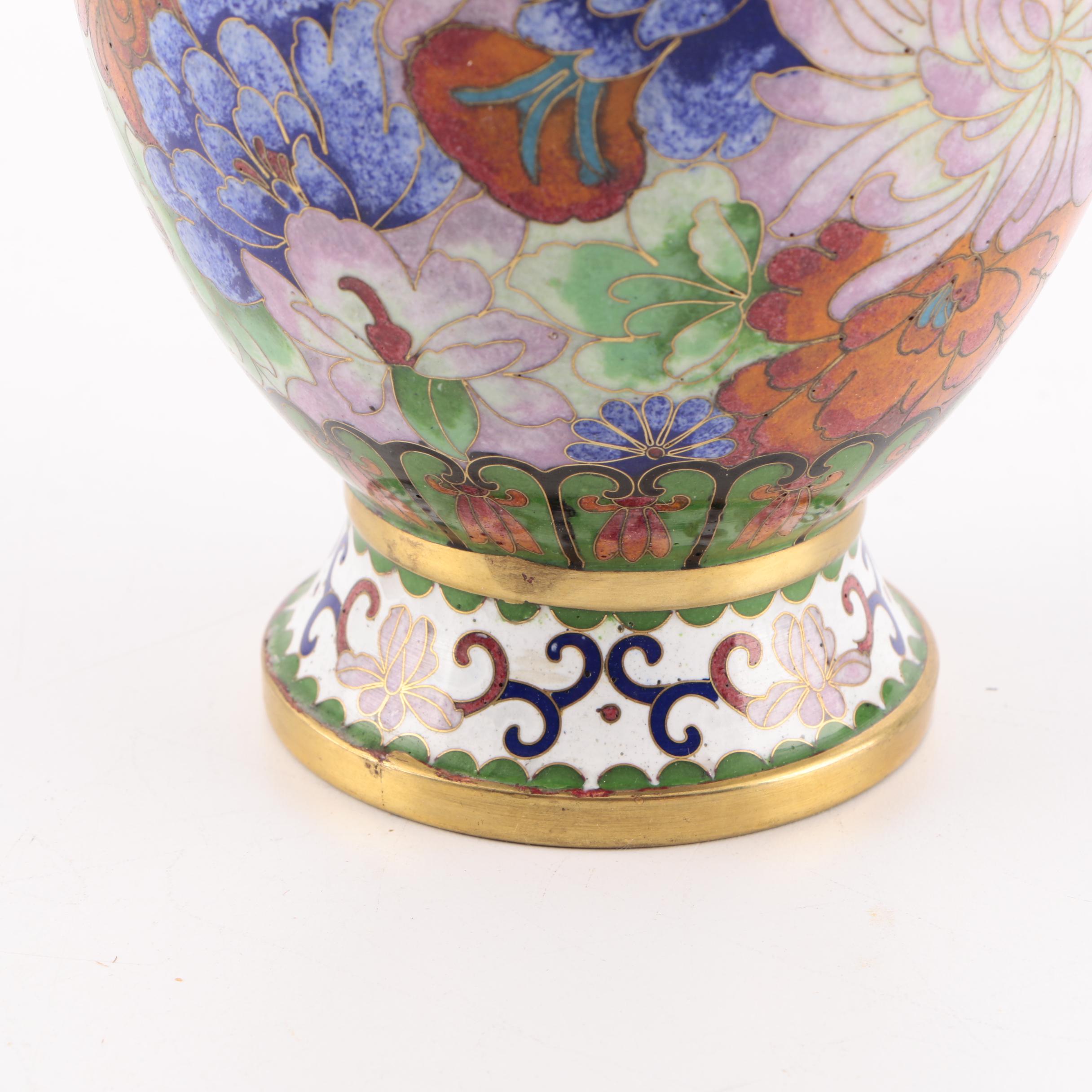 Chinese Cloisonné Vase