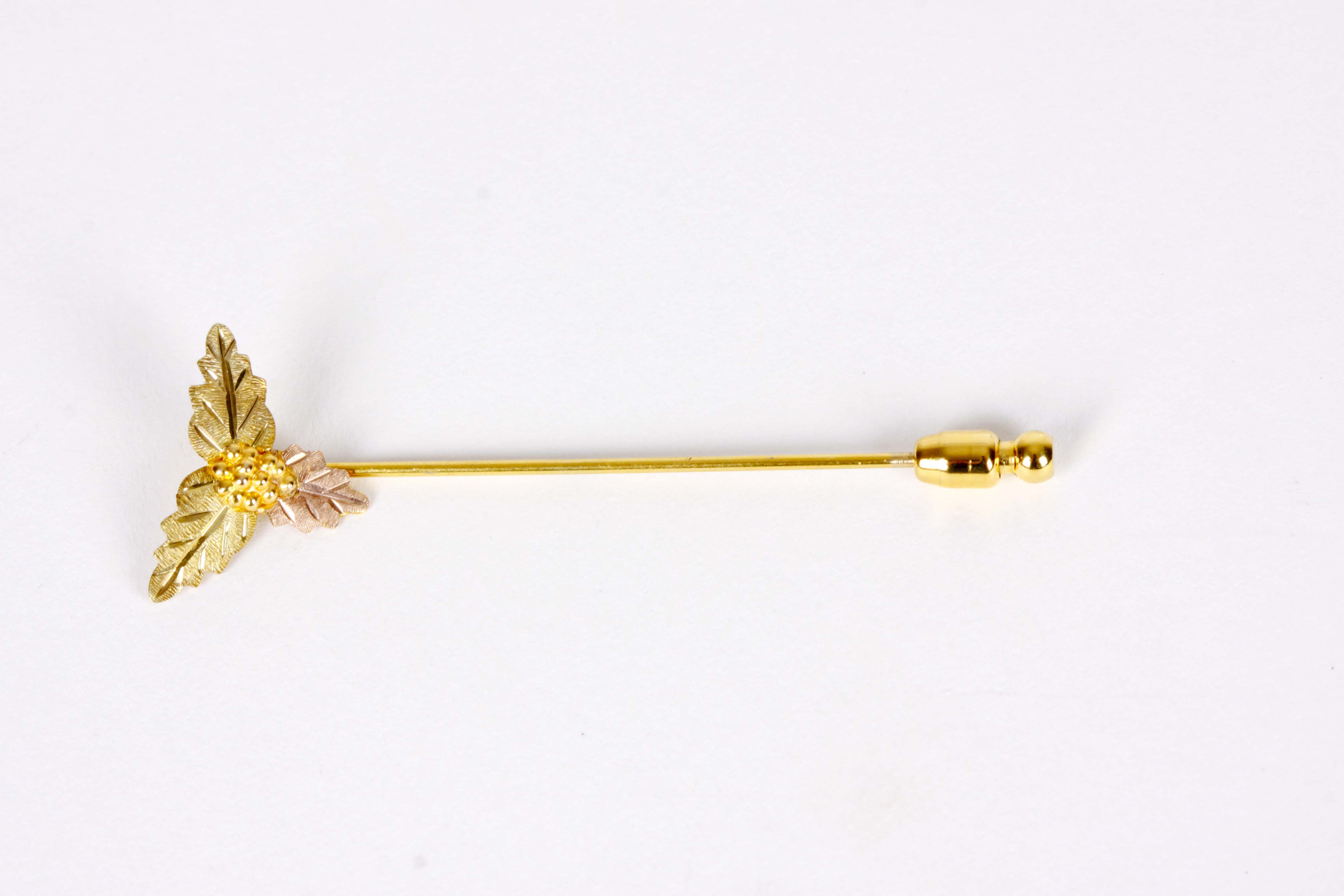 Black Hills Gold Pins and Hair Clip