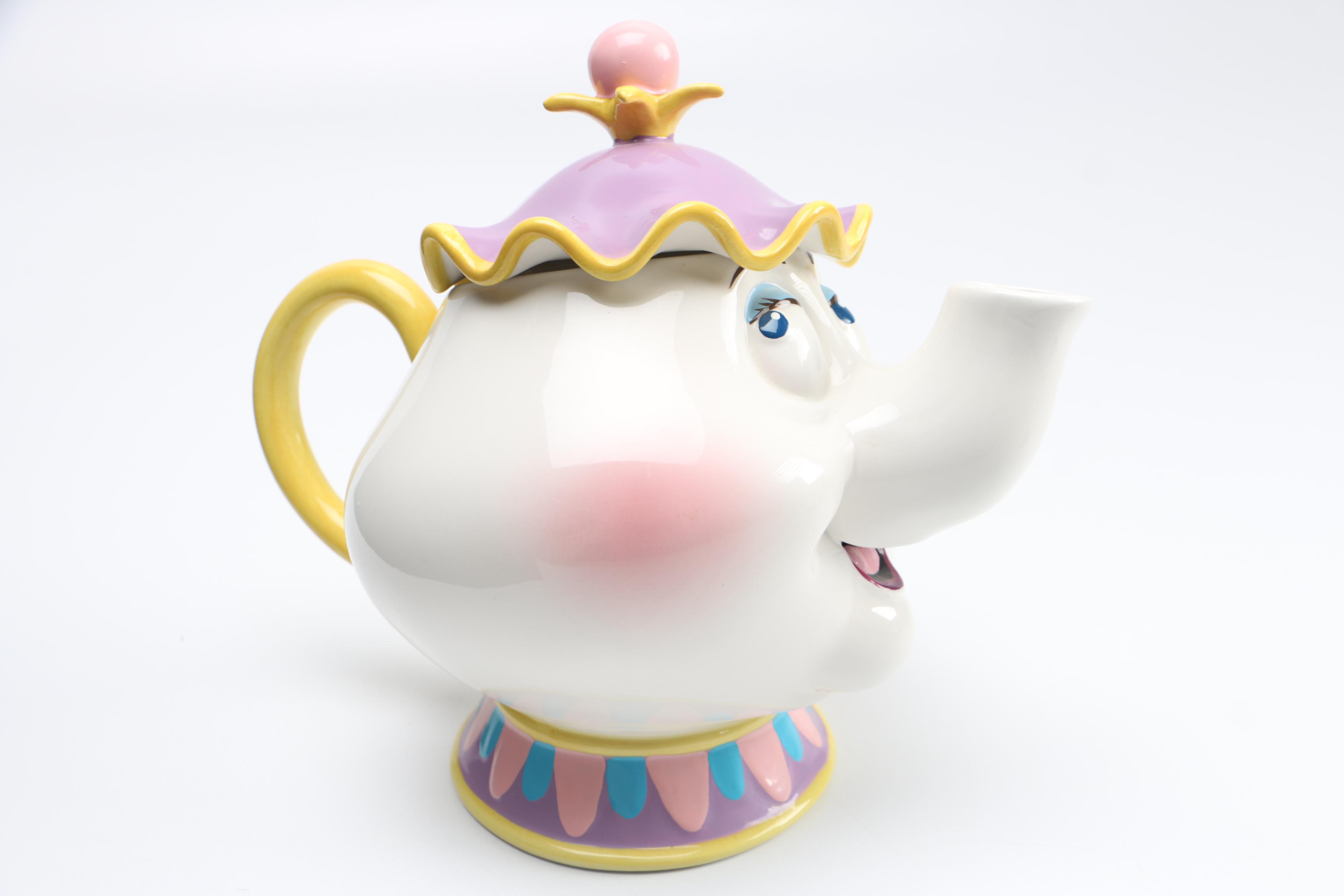 Schmid "Beauty and the Beast" Music Box and Coin Bank