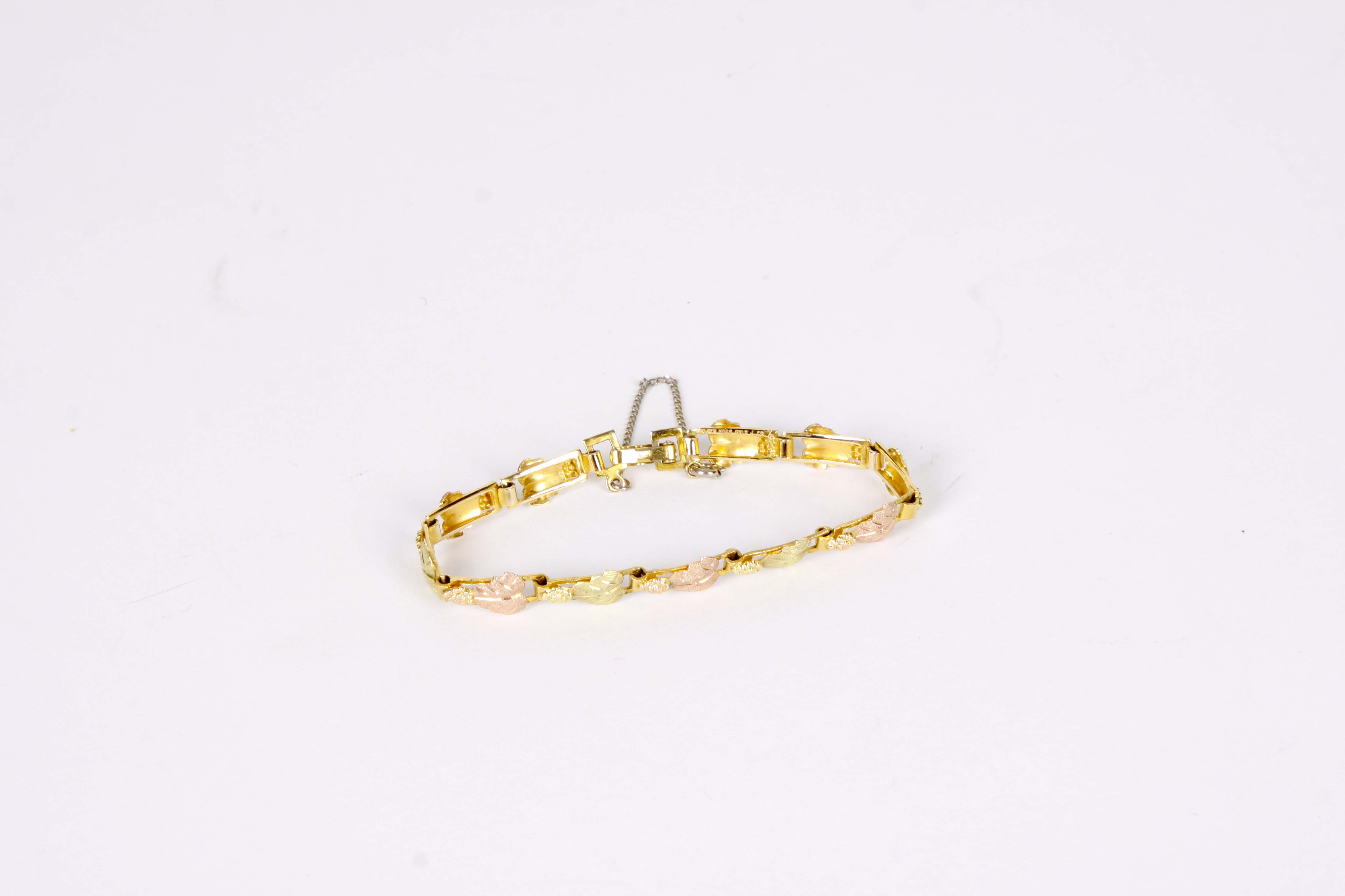 Black Hills Gold Tricolor Bracelet