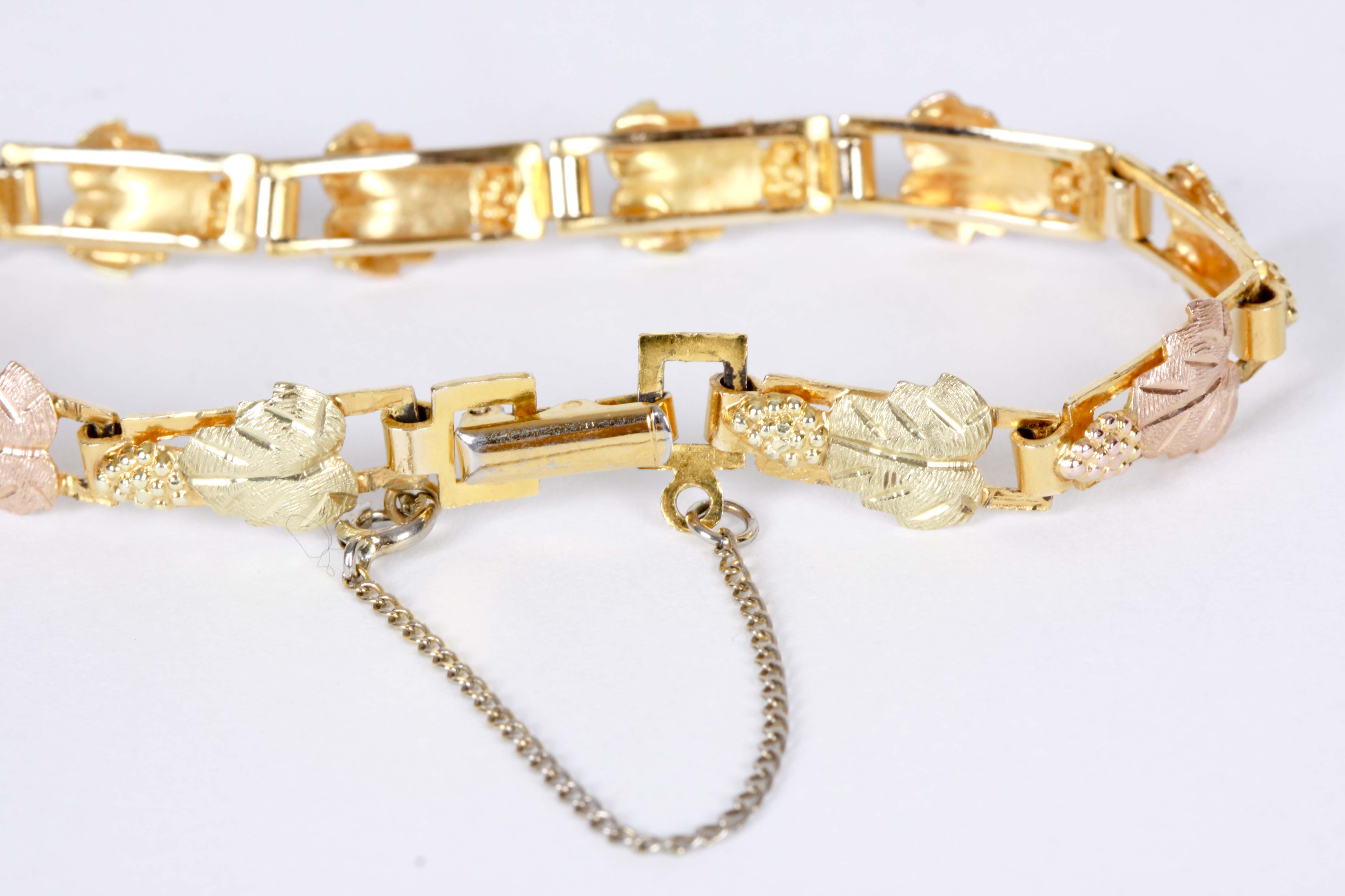 Black Hills Gold Tricolor Bracelet