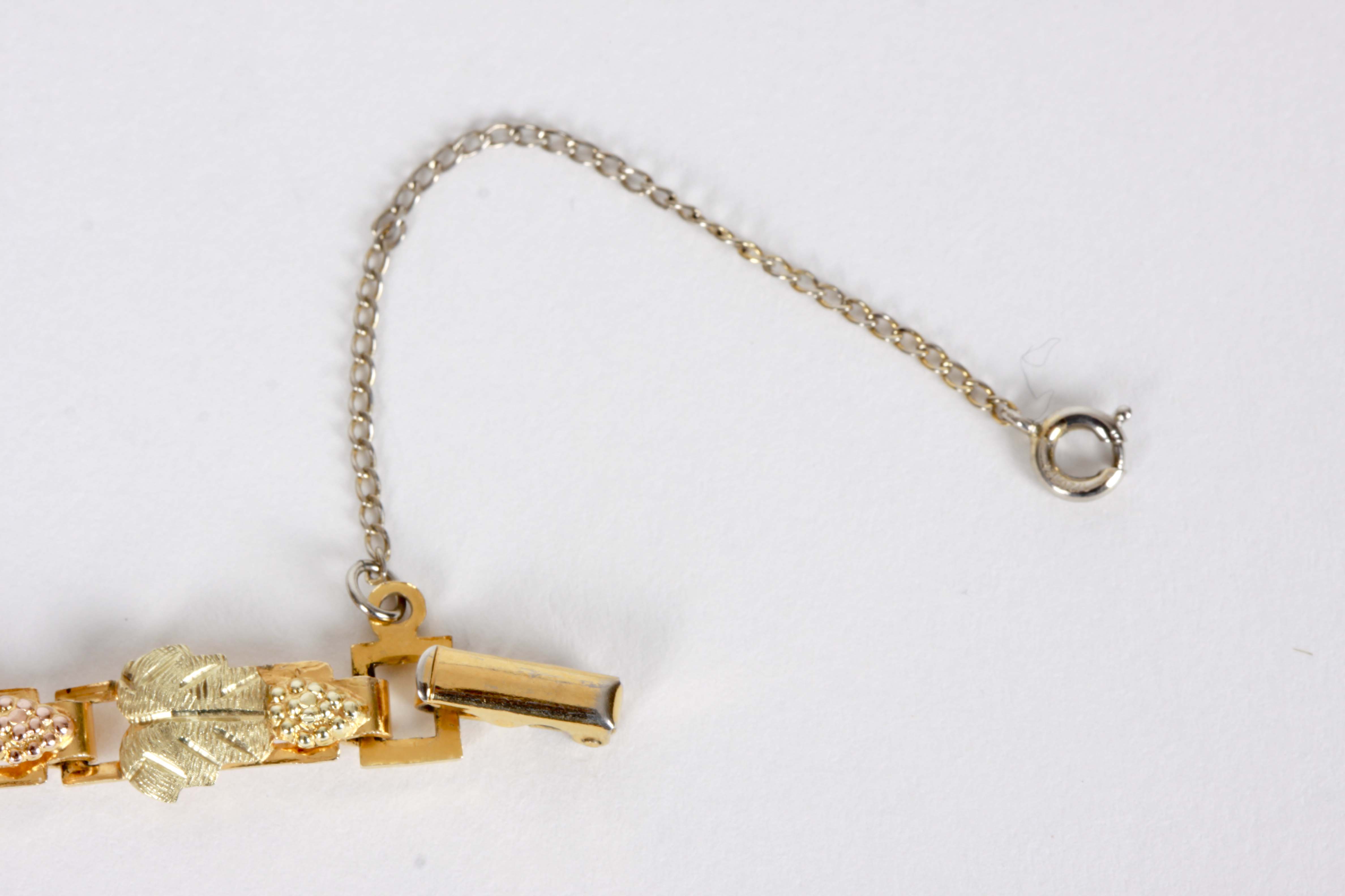 Black Hills Gold Tricolor Bracelet