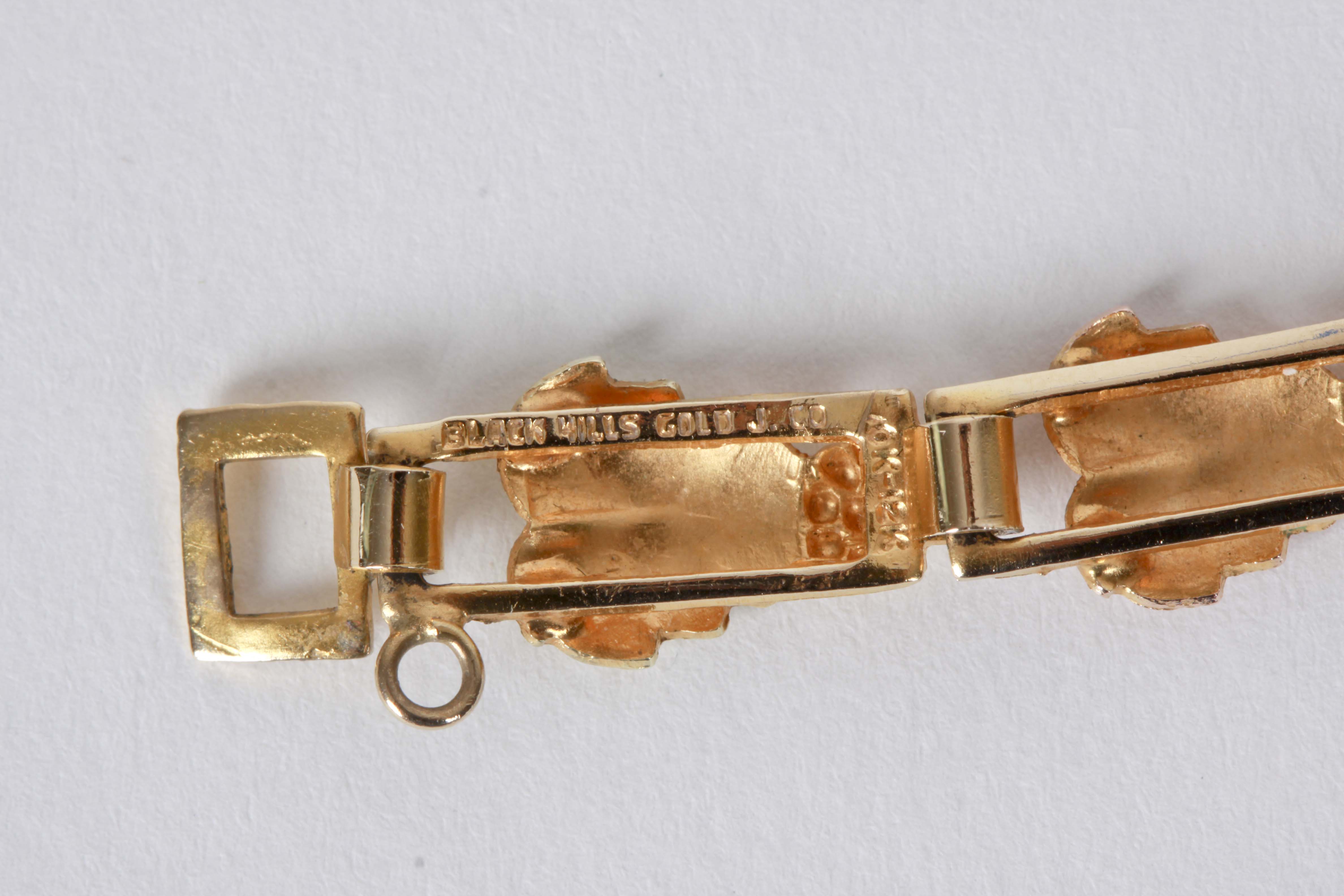 Black Hills Gold Tricolor Bracelet