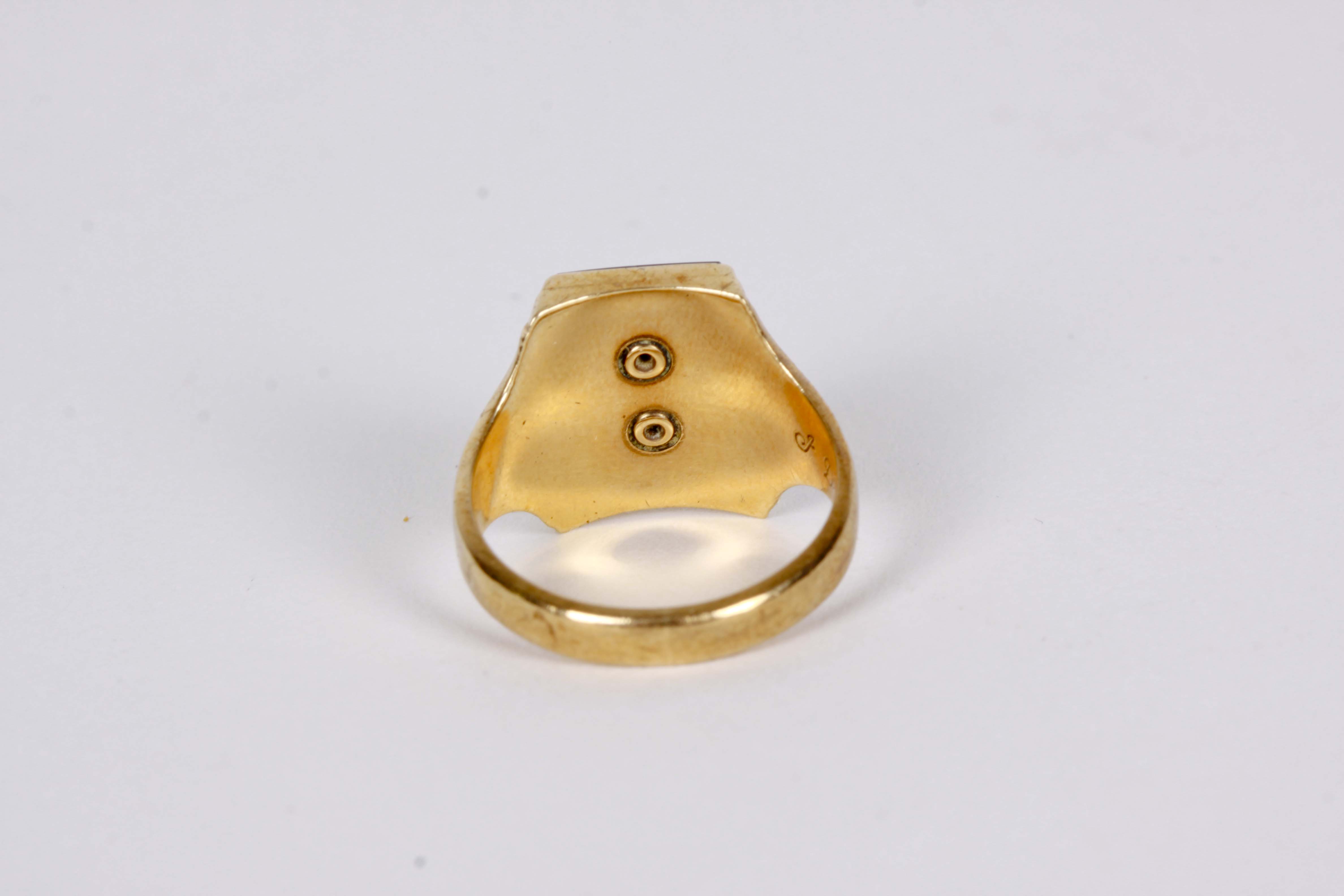 Gold Chain Necklace & Masonic Pin, Jostens Class Ring, Baby Ring