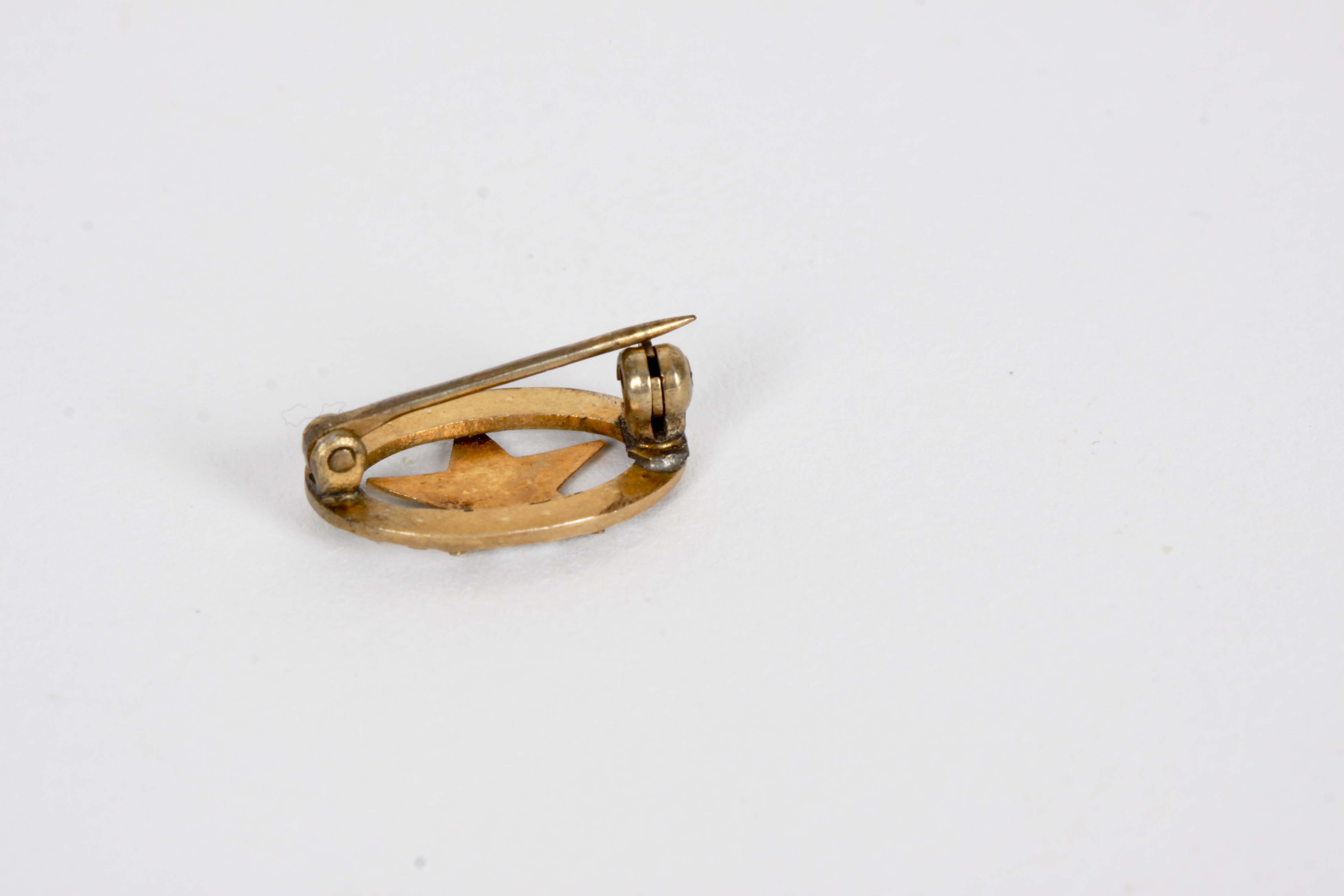 Gold Chain Necklace & Masonic Pin, Jostens Class Ring, Baby Ring