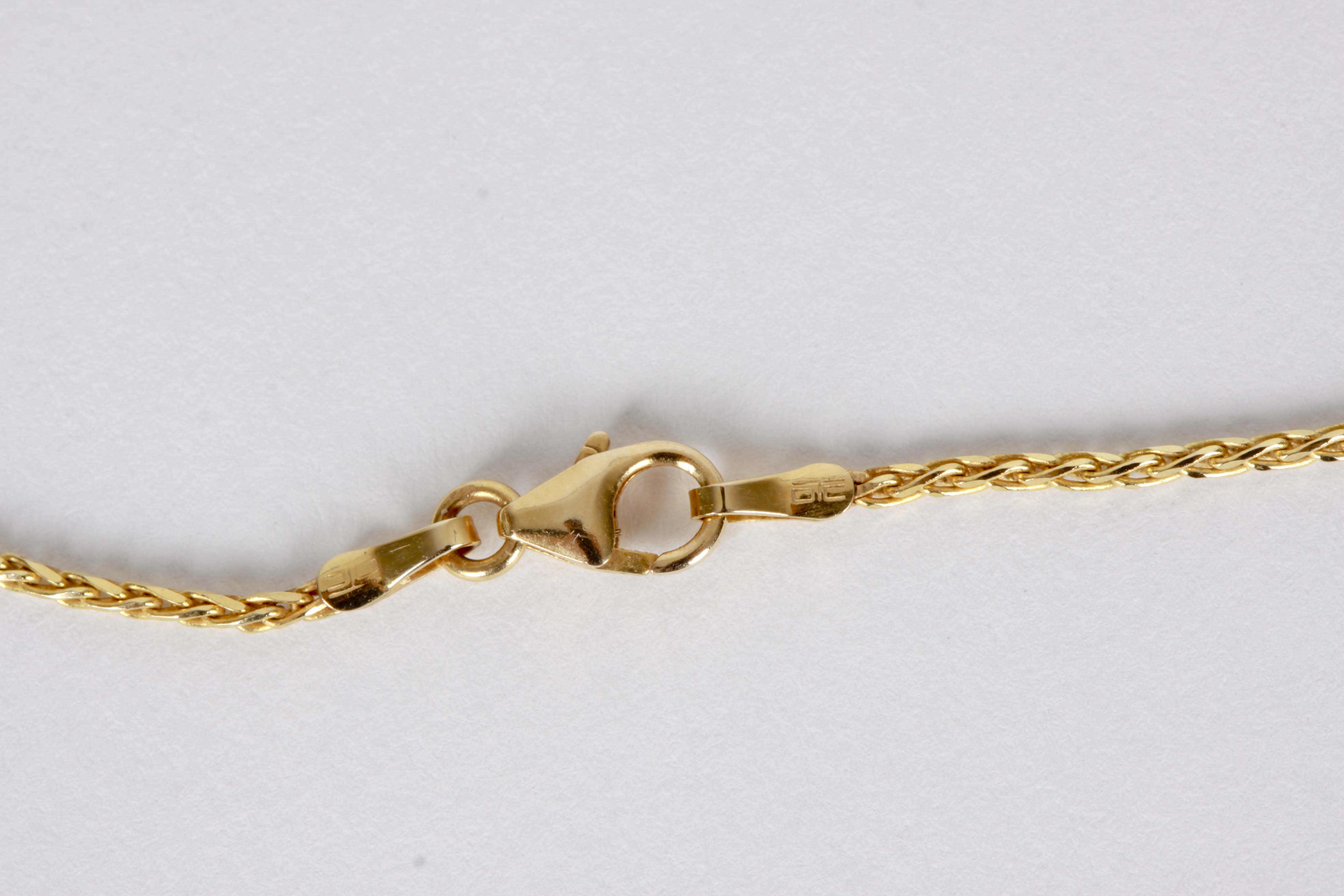 14K Yellow Gold Lariat  Necklace