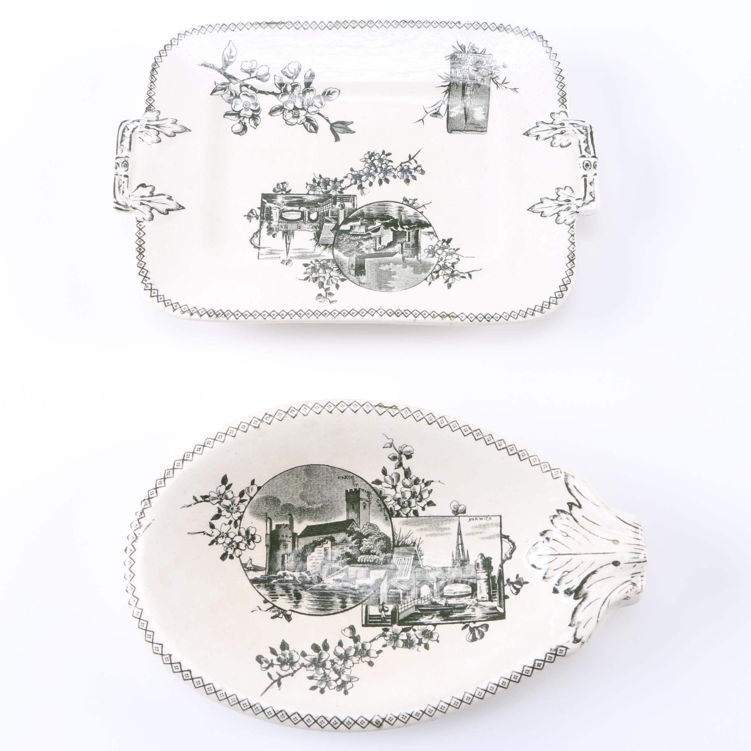 Dartmouth Ceramic Transferware Serving Pieces