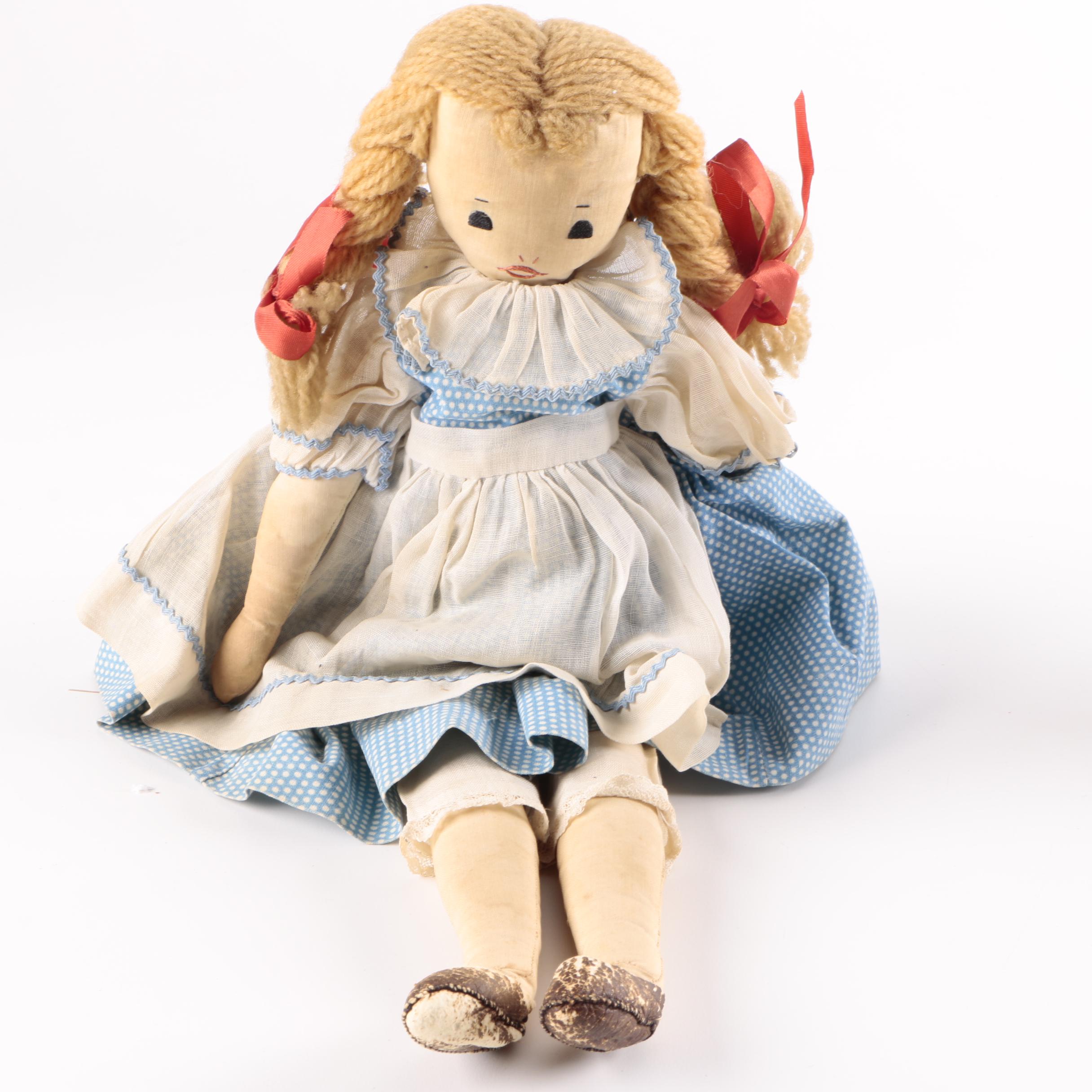 Antique Stuffed Animals and Dolls