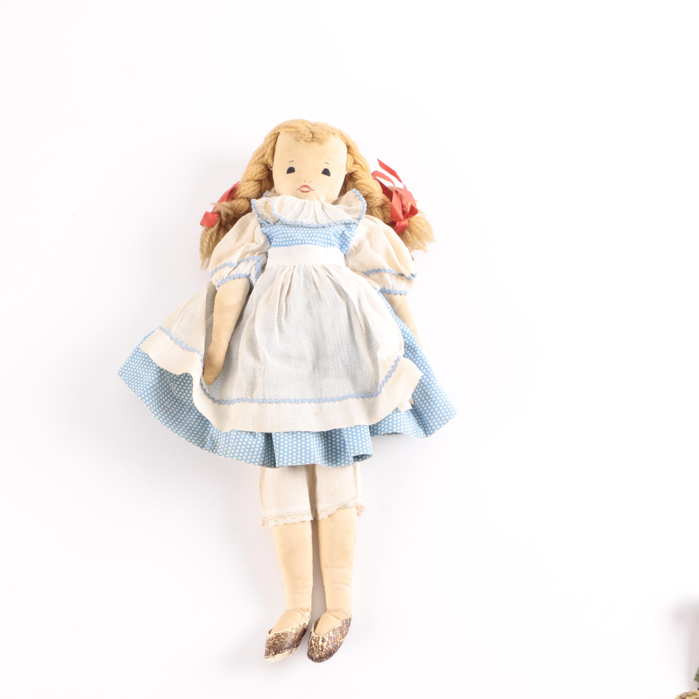 Antique Stuffed Animals and Dolls