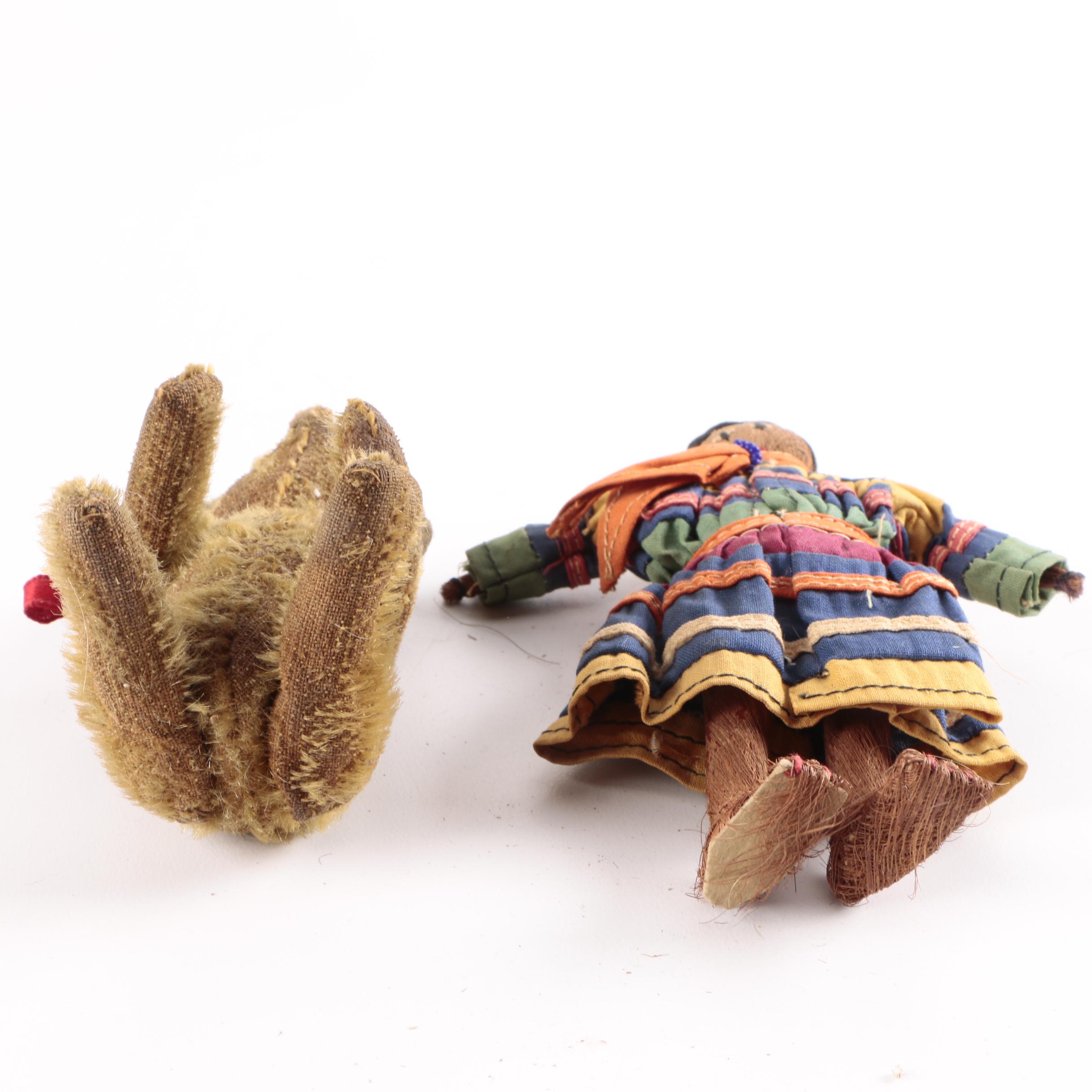 Antique Stuffed Animals and Dolls
