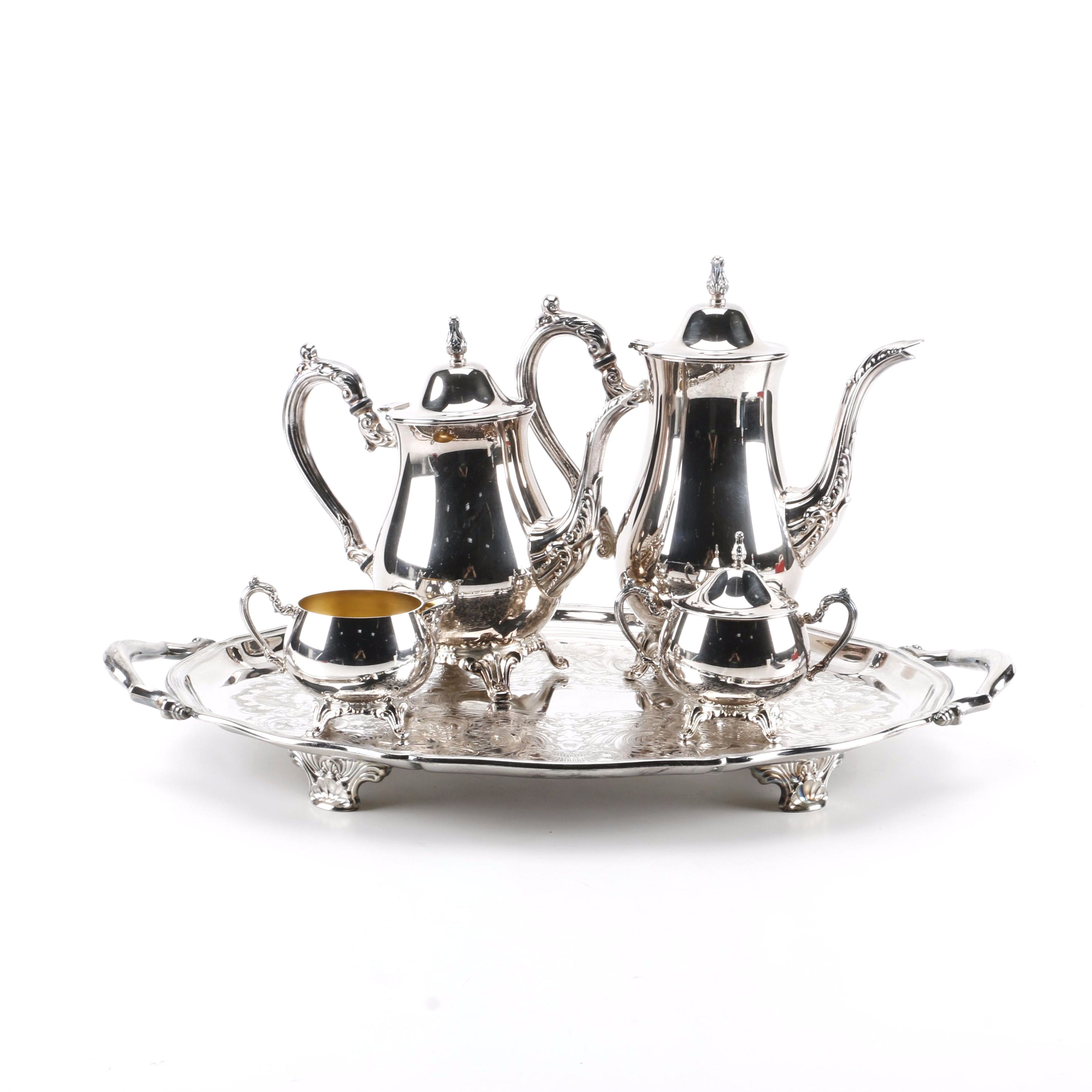 Oneida Plated Silver Coffee and Tea Service