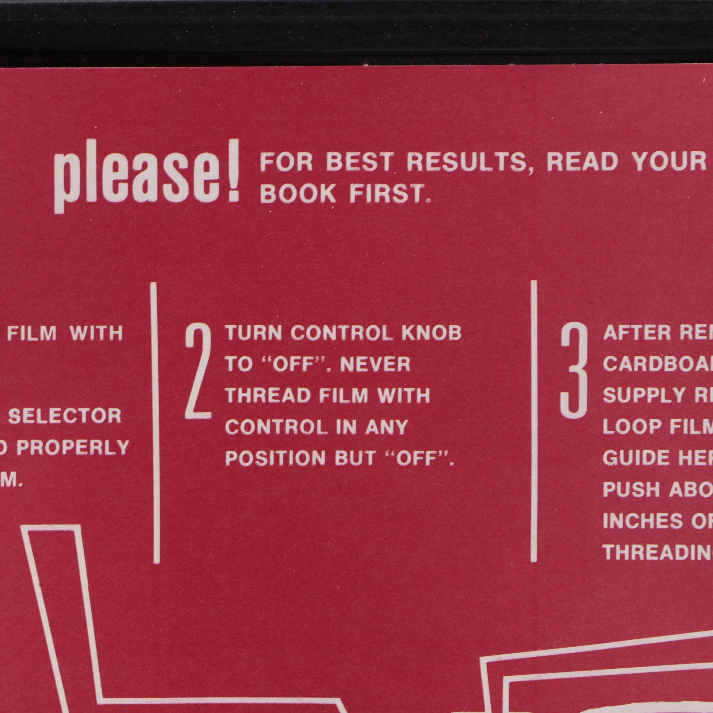 Gaf 1333 Dual 8MM Super 8MM Automatic Load Projector