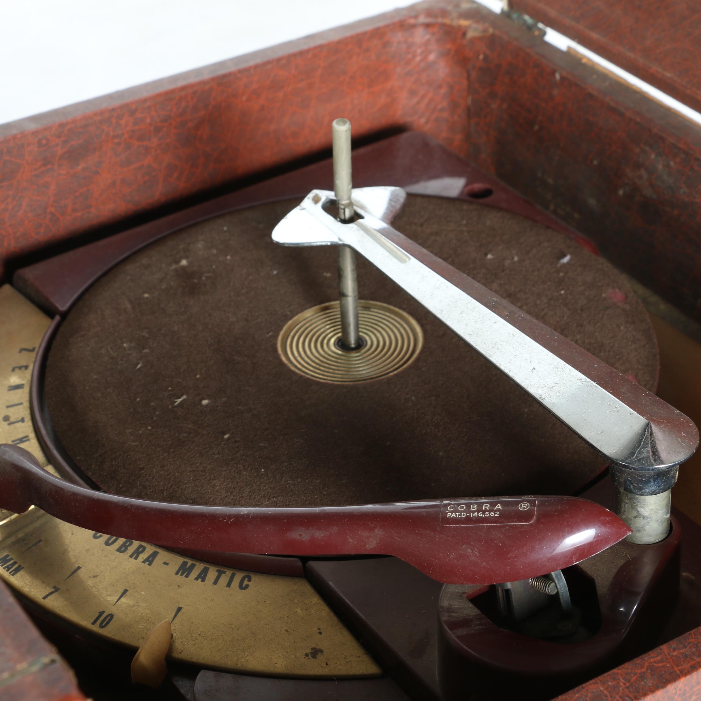 Zenith Cobra-Matic Record Player