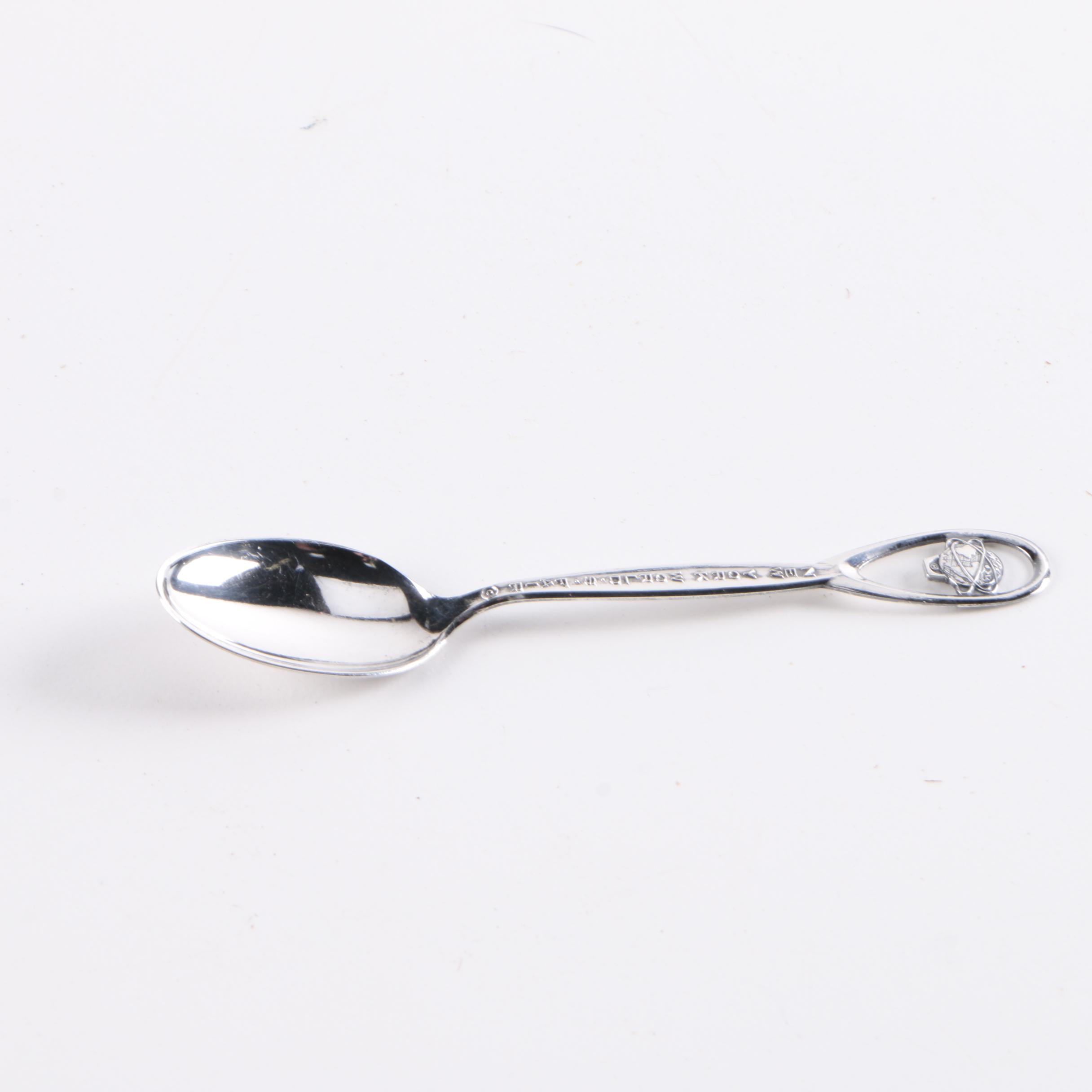 TH. Marthinsen Sterling Silver New York World's Fair Souvenir Spoon