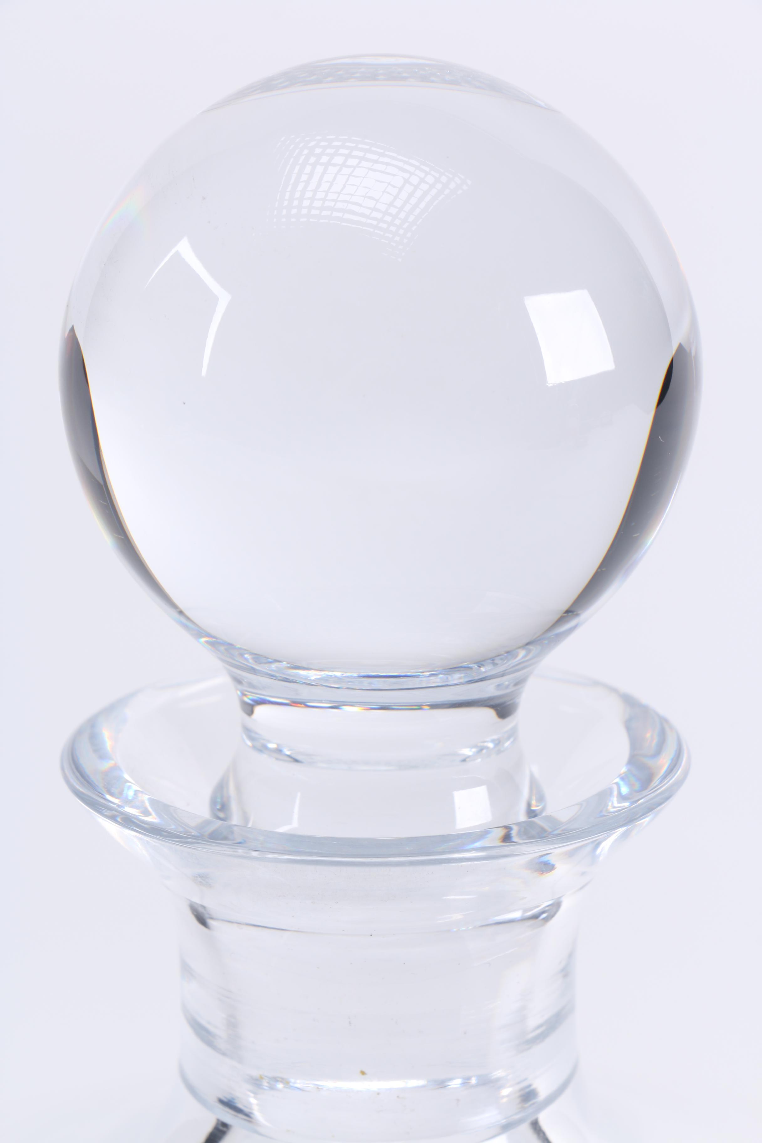 Crystal Decanter With Snifters Featuring Baccarat