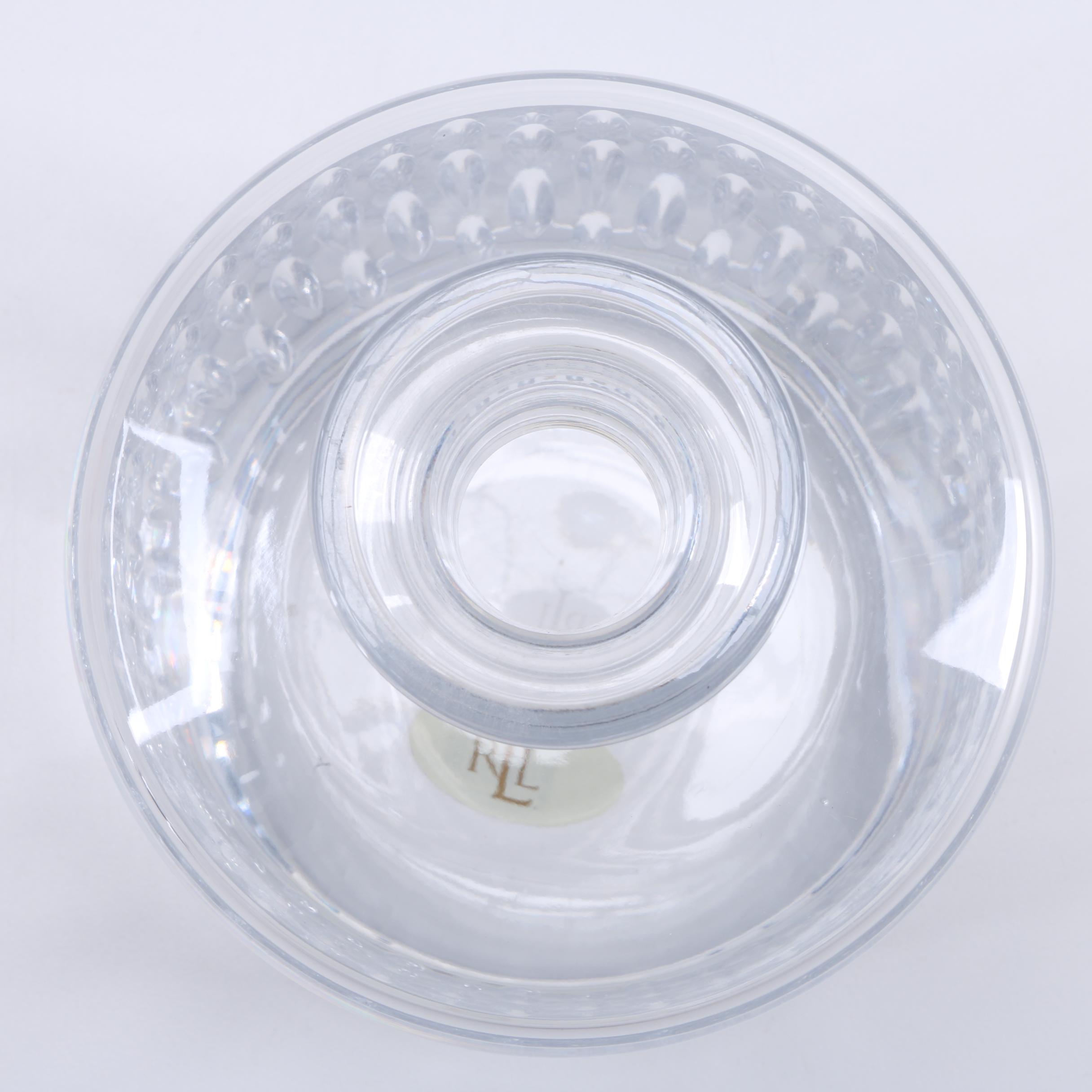 Crystal Decanter With Snifters Featuring Baccarat