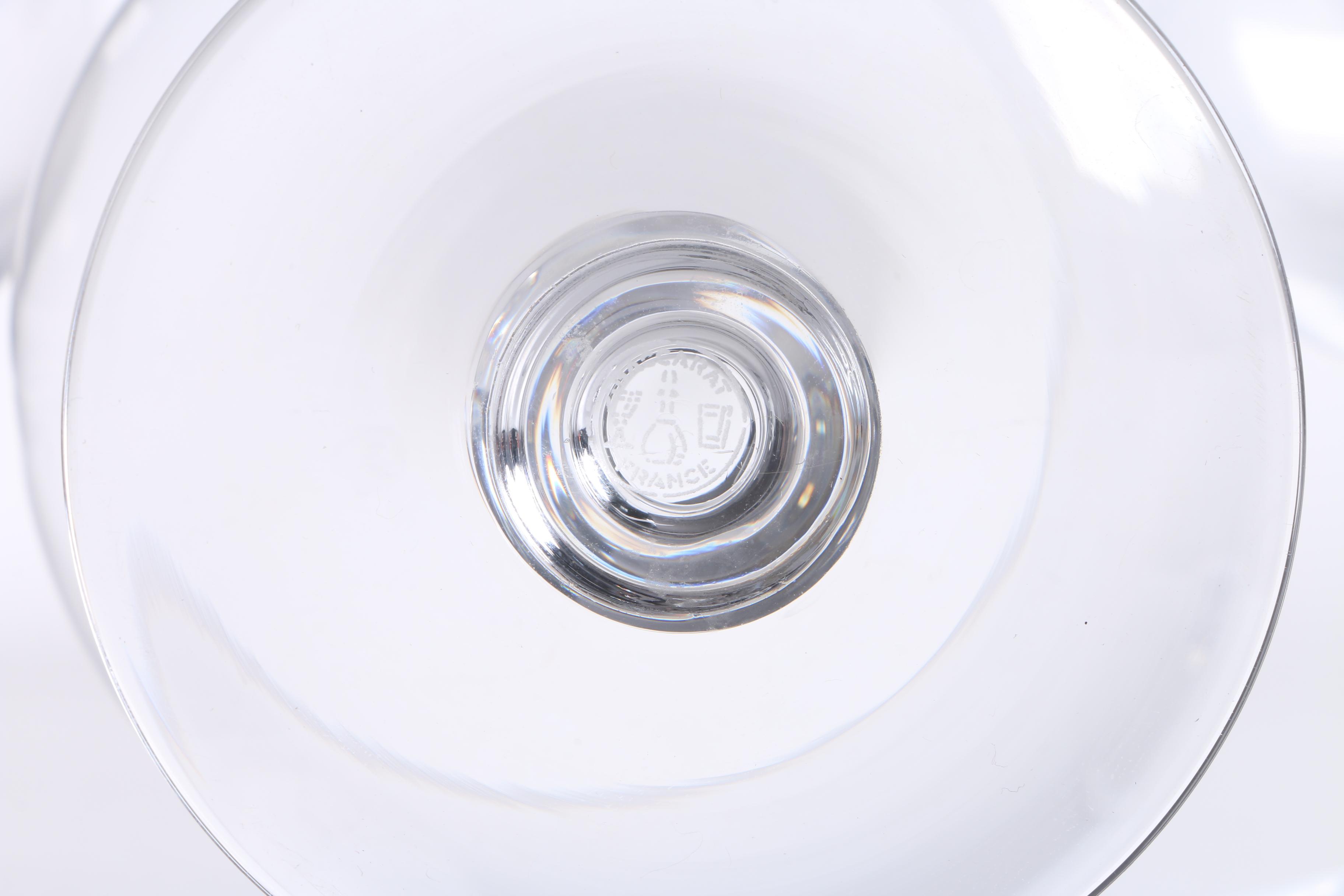 Crystal Decanter With Snifters Featuring Baccarat