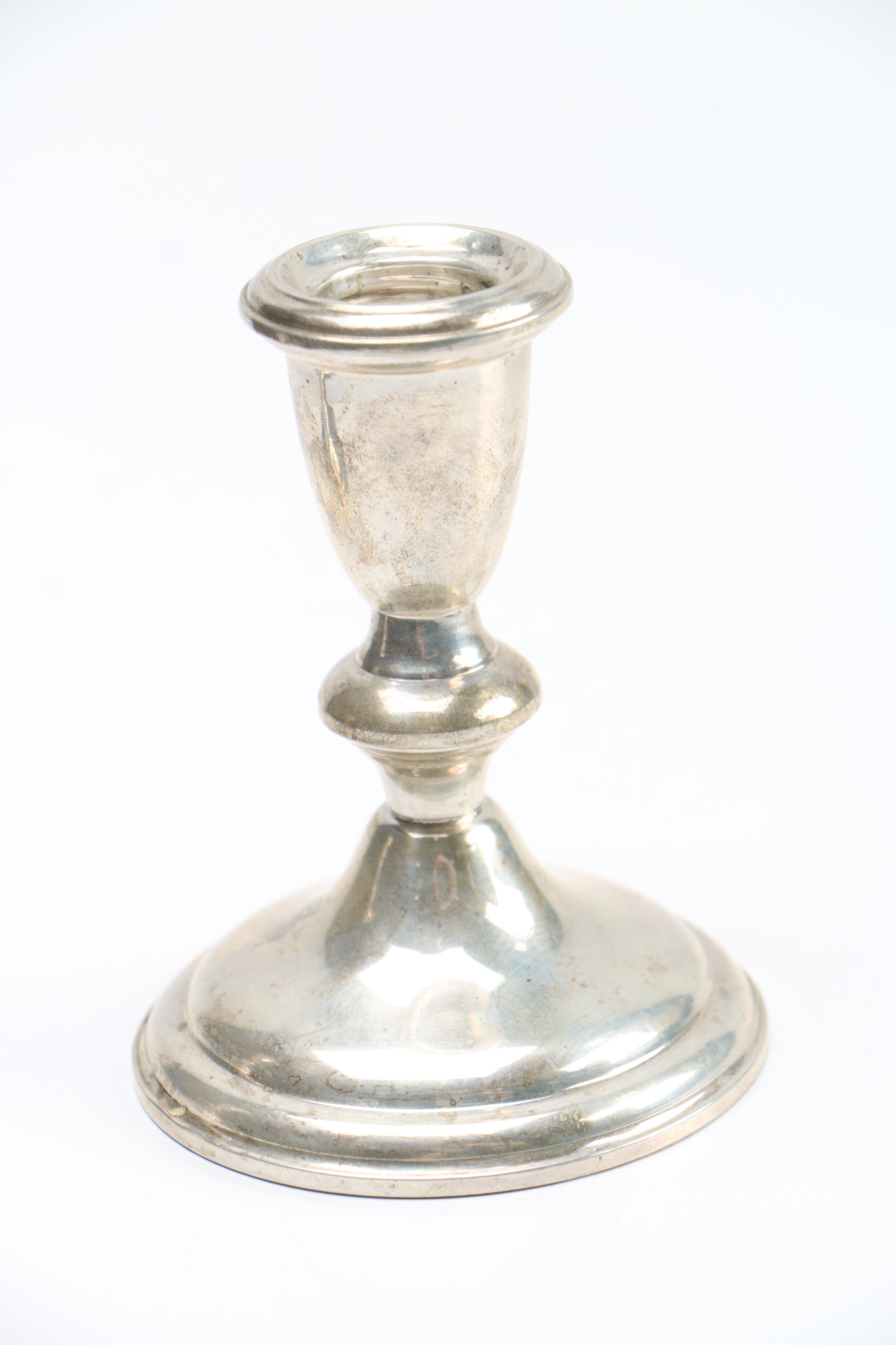 Reed & Barton Weighted Sterling Silver Candleholders