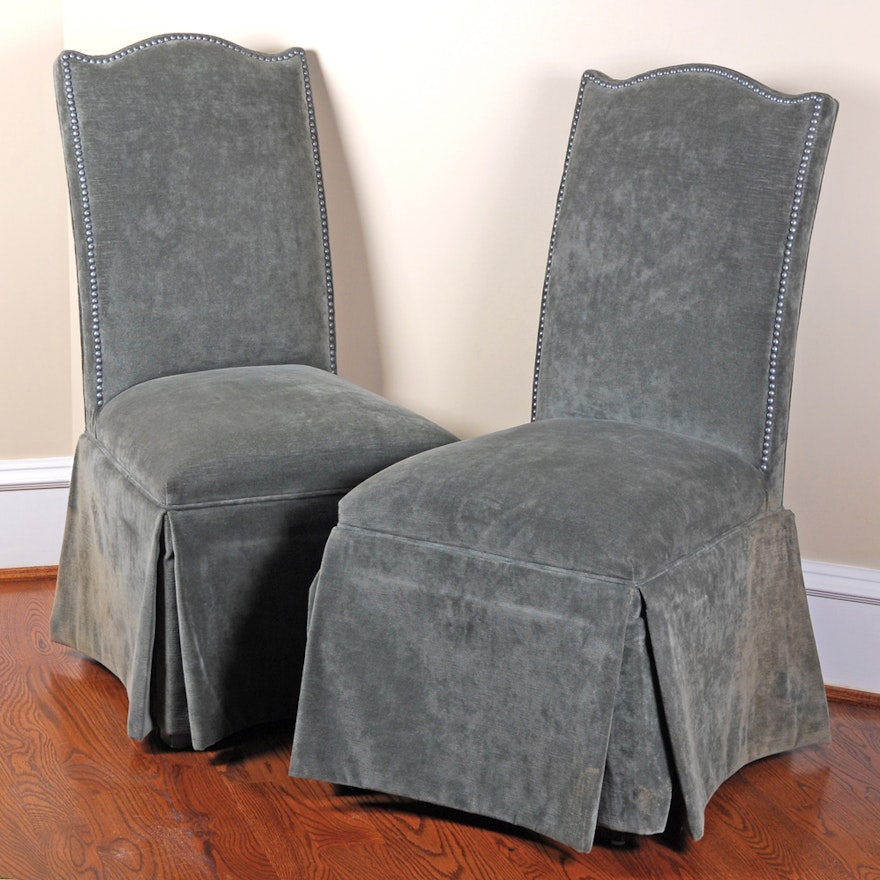 Pair of Parson's Chairs by DesignMaster