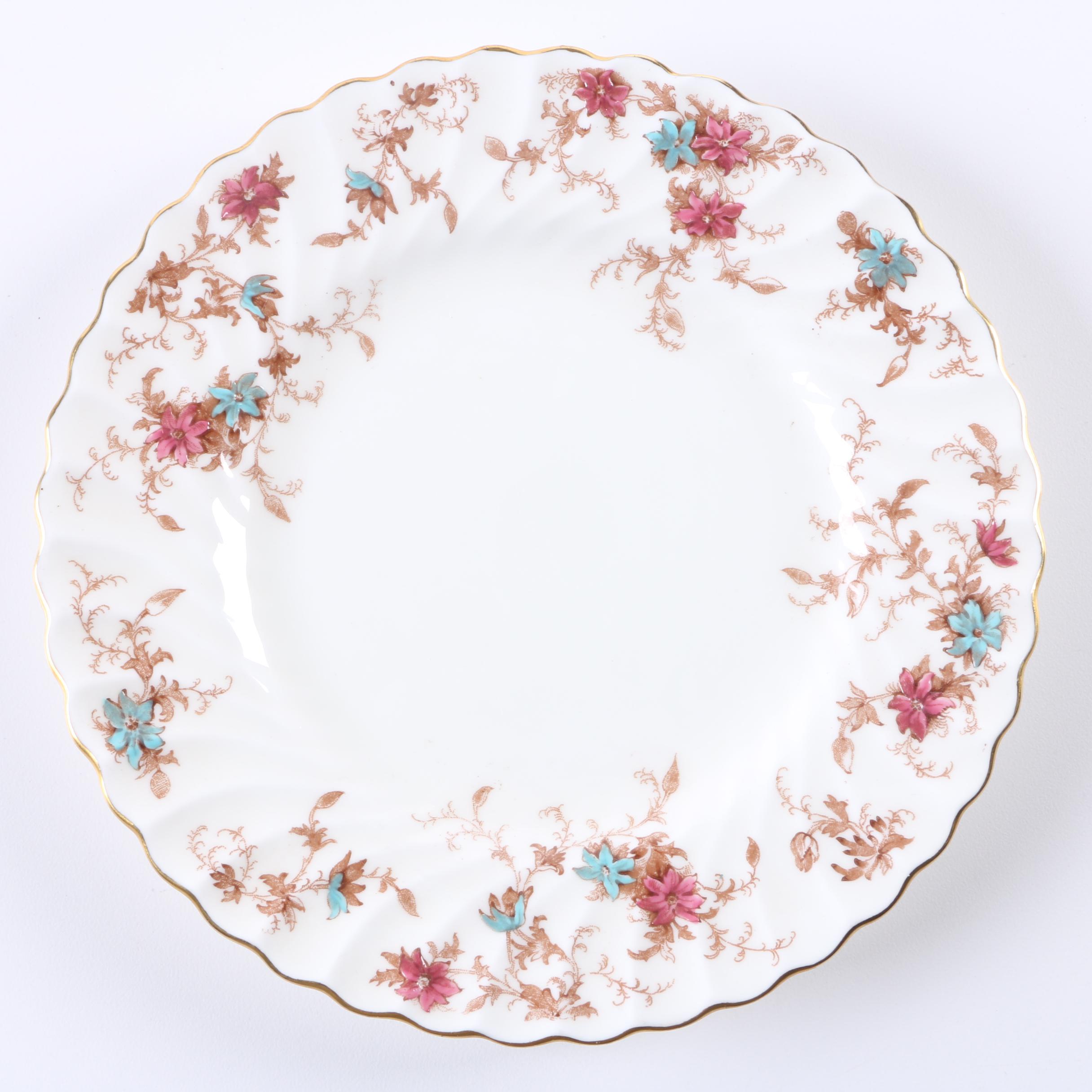 Minton "Ancestral" Porcelain Salad Plates