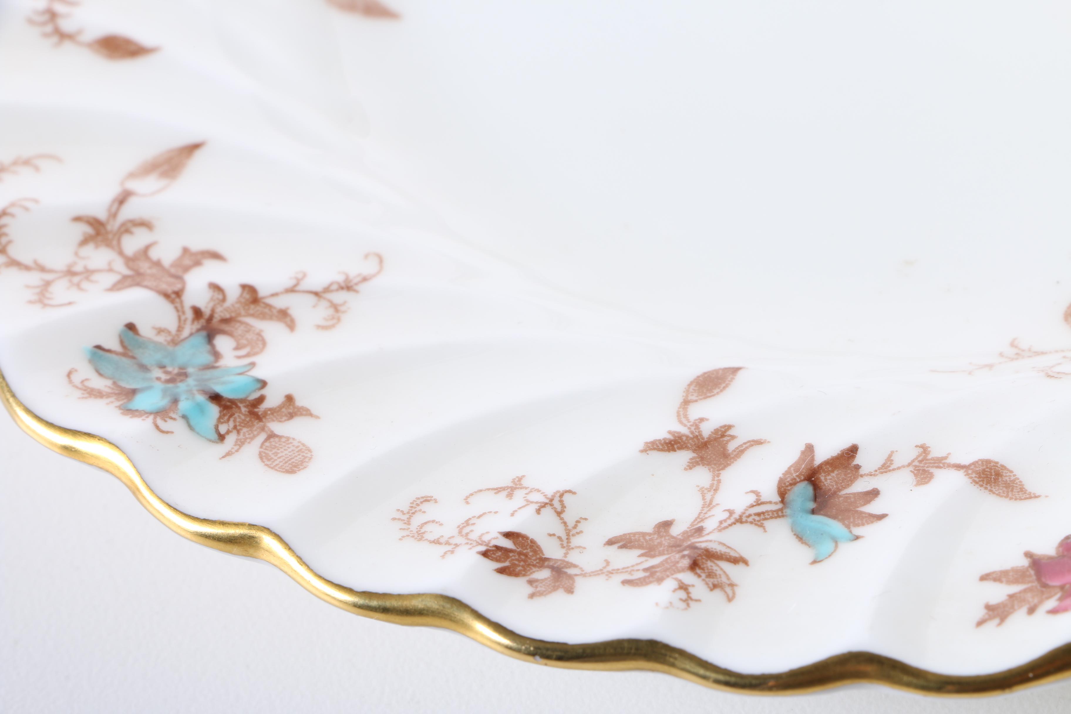 Minton "Ancestral" Porcelain Salad Plates