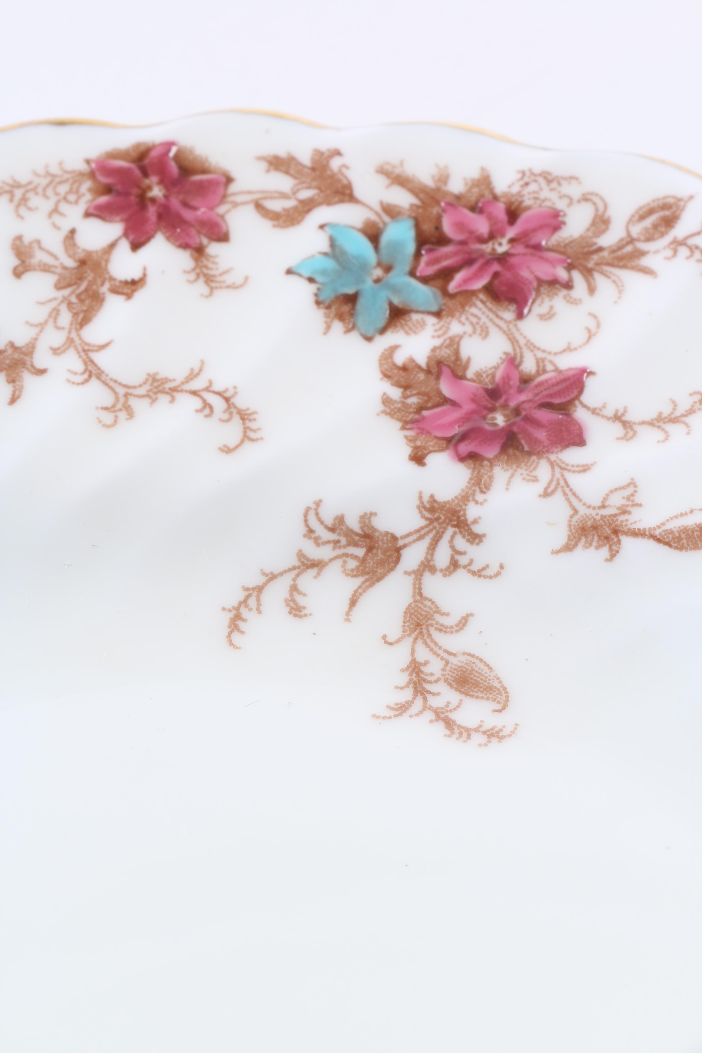 Minton "Ancestral" Porcelain Salad Plates