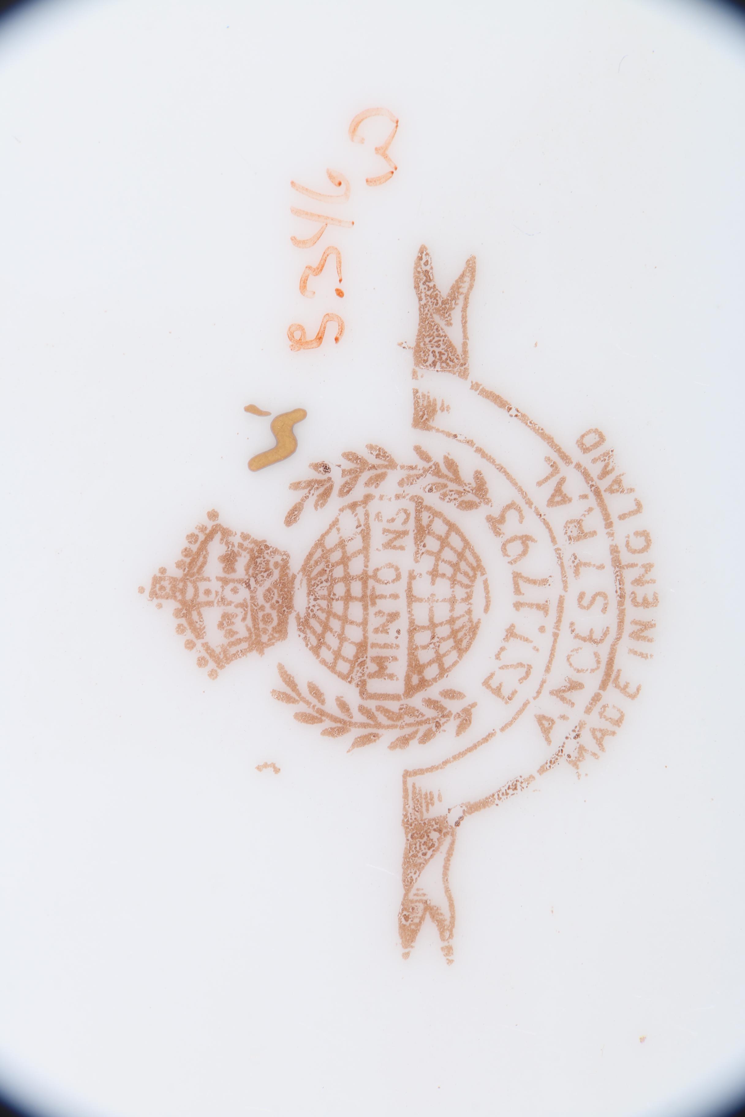 Minton "Ancestral" Porcelain Salad Plates