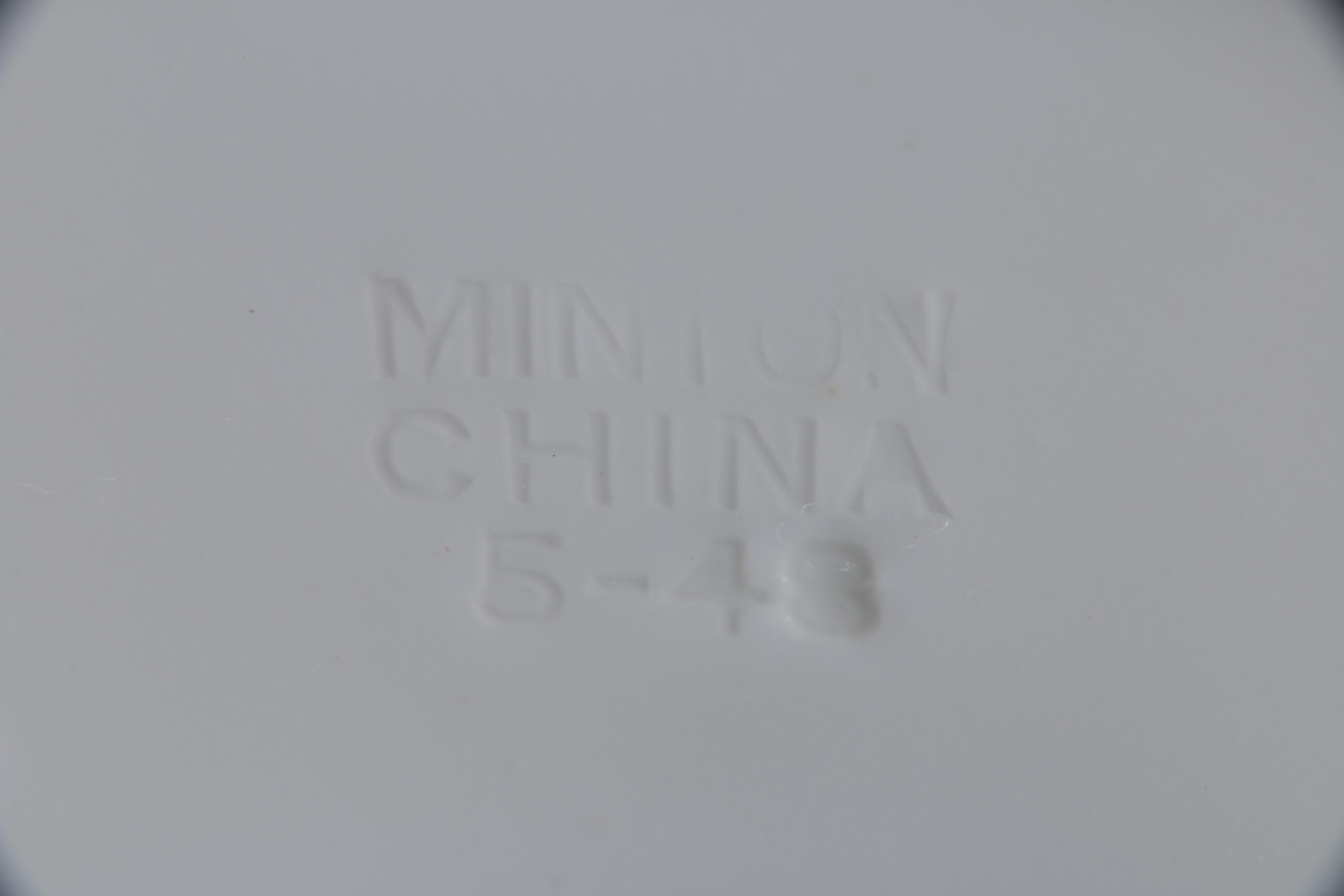 Minton "Ancestral" Porcelain Salad Plates