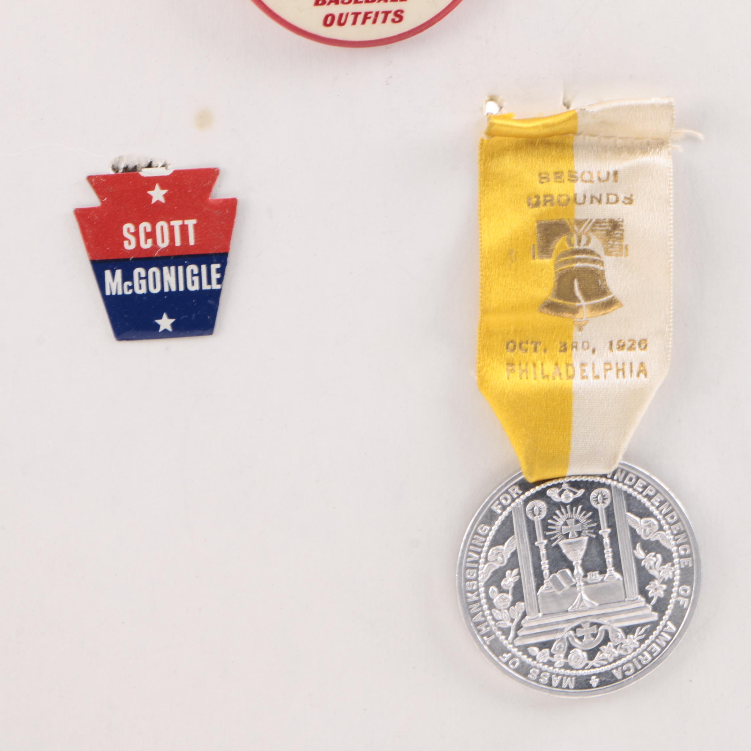 Assortment of Vintage Election Pins