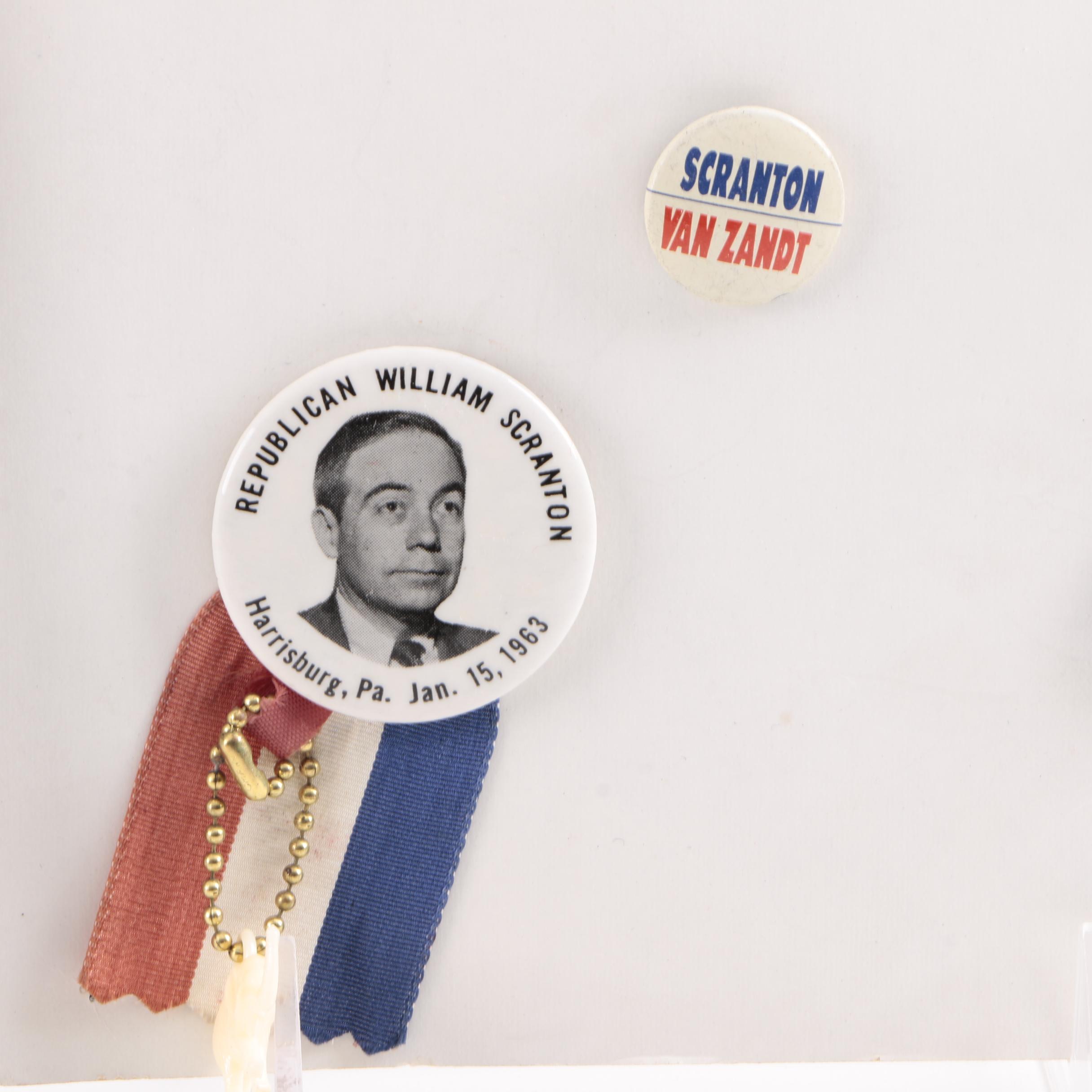 Assortment of Vintage Election Pins