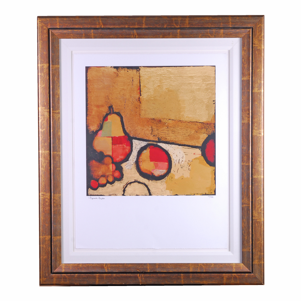 Arthur Albin Signed Still Life Offset Lithograph